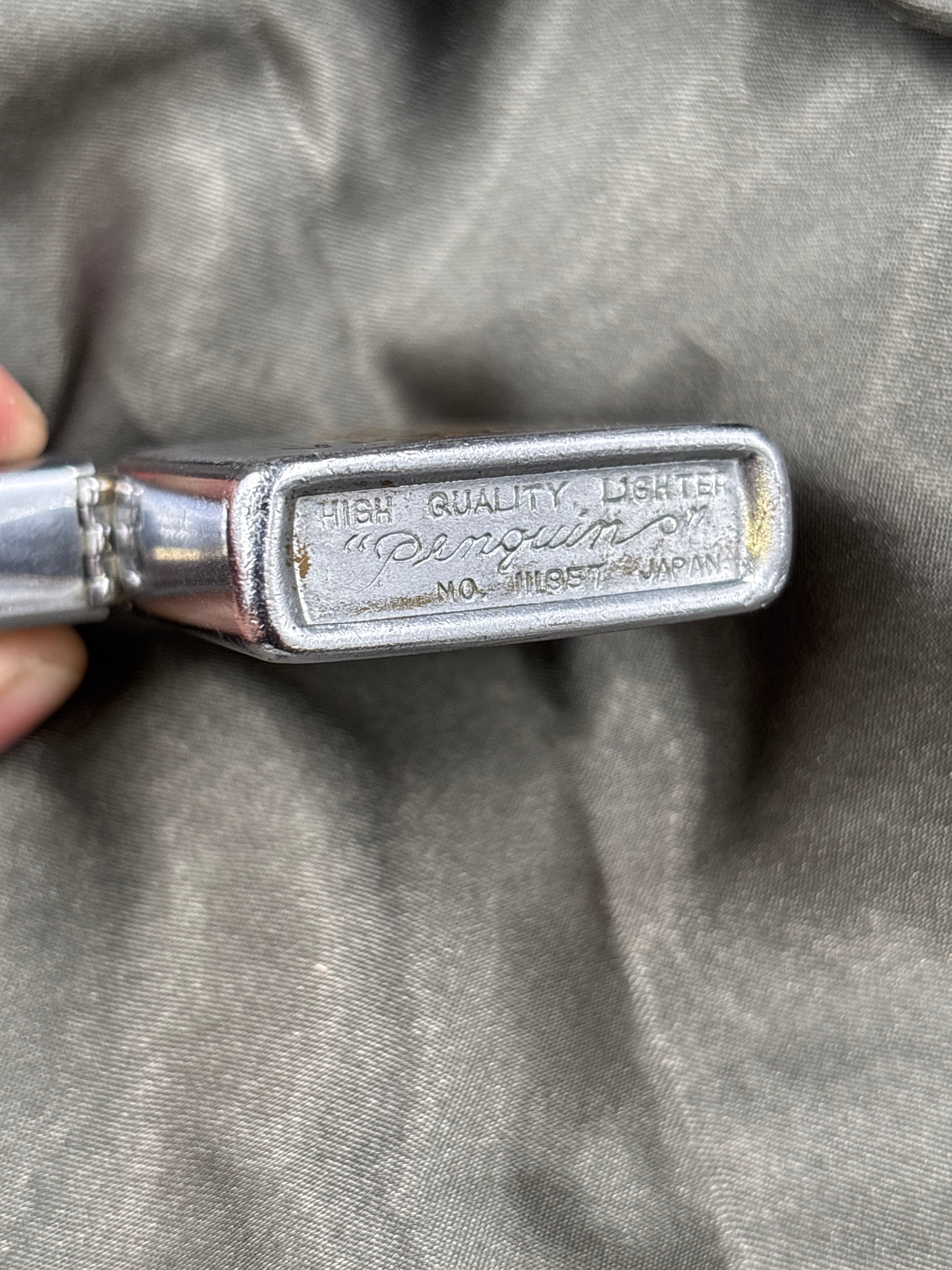 US MARINE CORPS ZIPPO STYLE PENGUIN LIGHTER — image 3