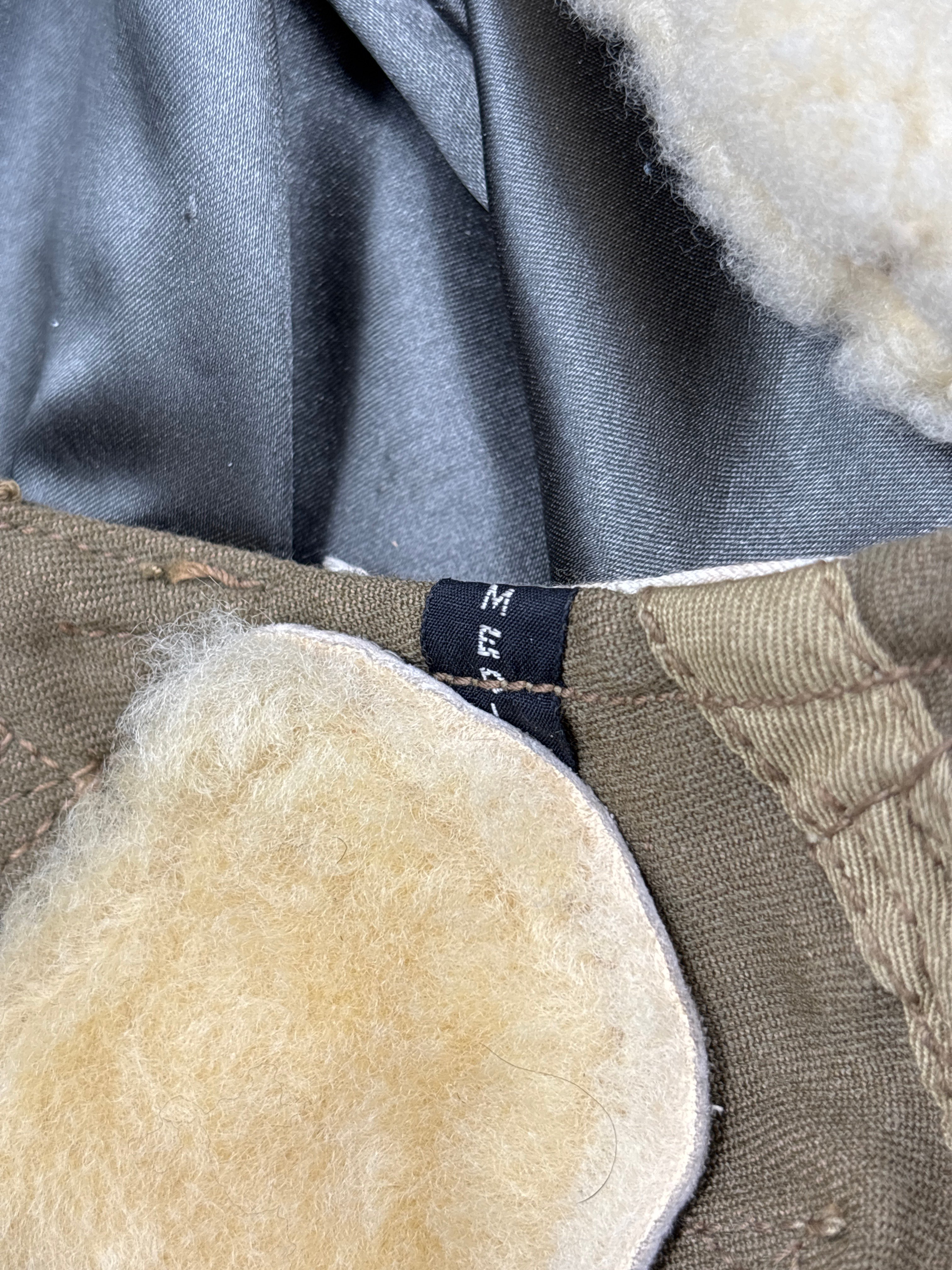 WWII AIR CORPS A-9 SUMMER FLIGHT HELMET SIZE MEDIUM — image 6