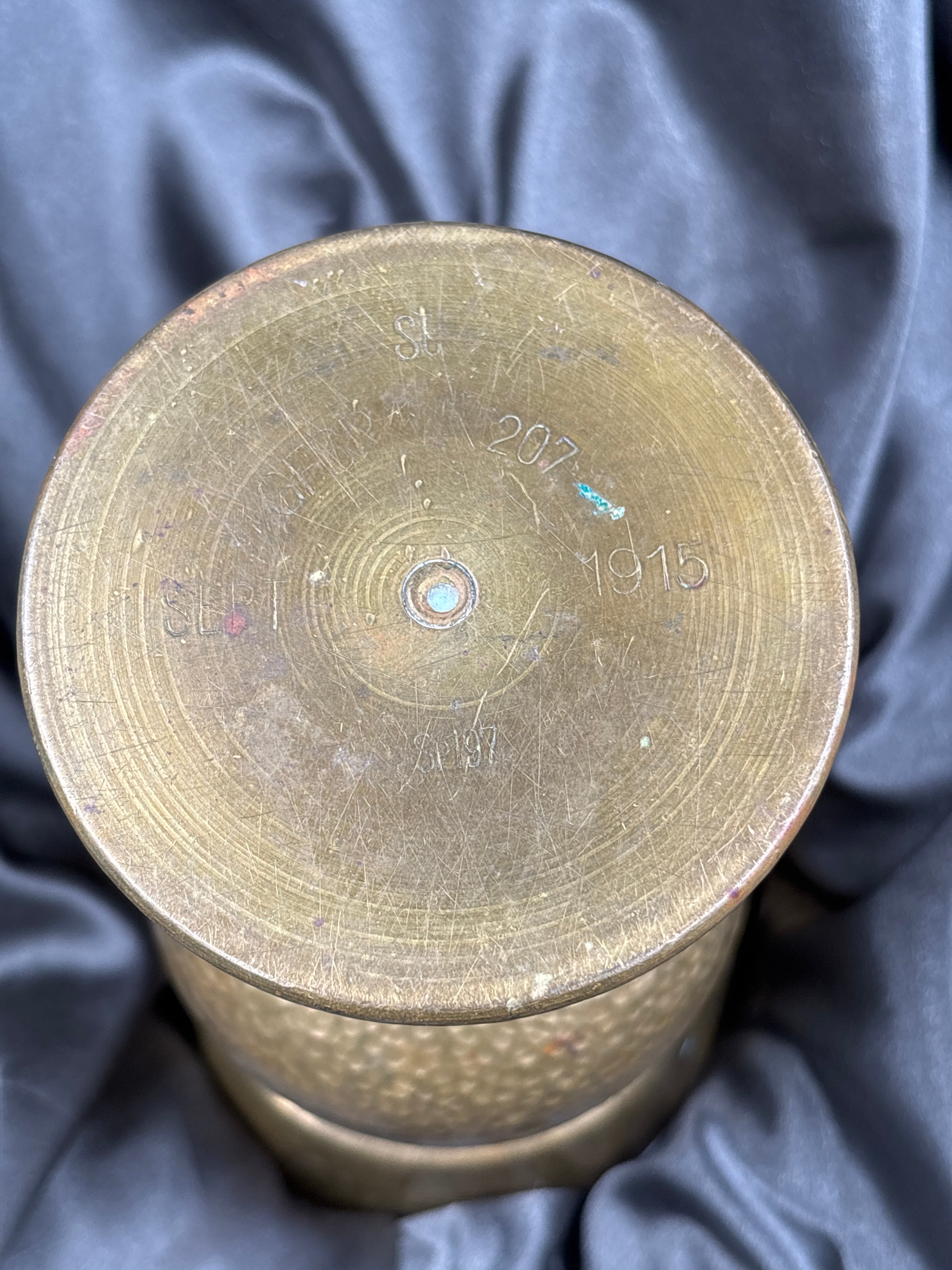 WWI TRENCH ART VASE — image 5