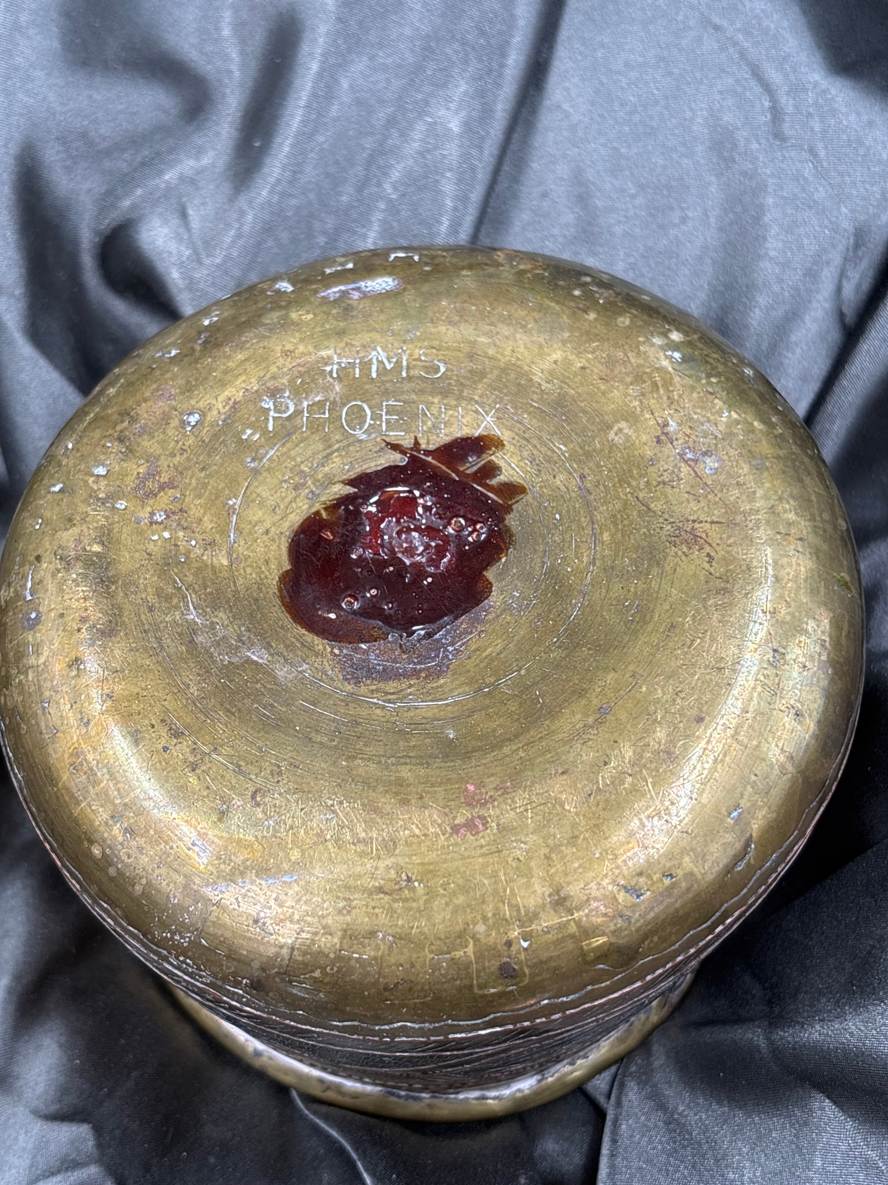 WWI SHELL SOUVENIR TRENCH ART VASE — image 4