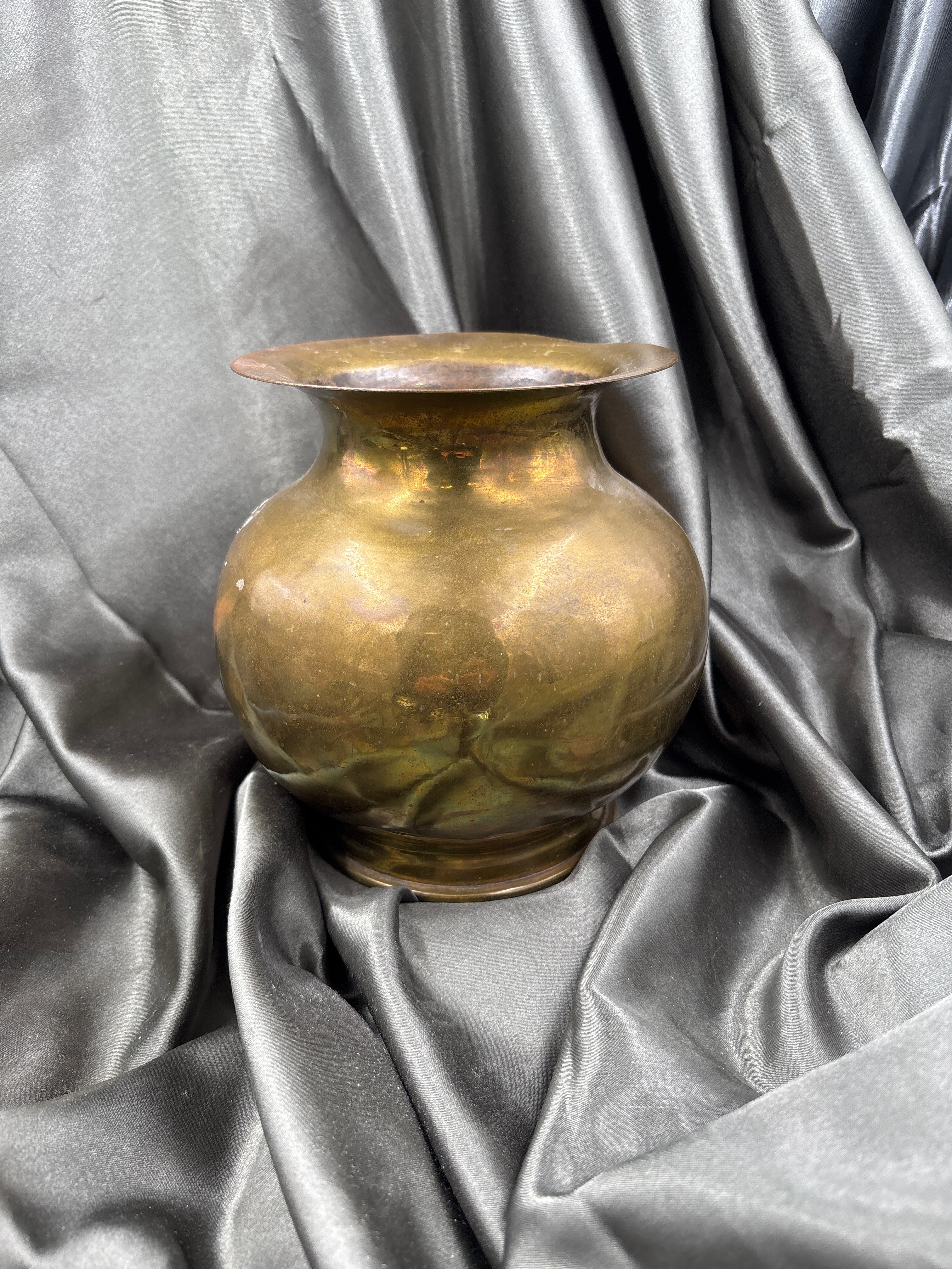 VIETNAM WAR ERA MAJOR DEDICATION TRENCH ART VASE — image 4