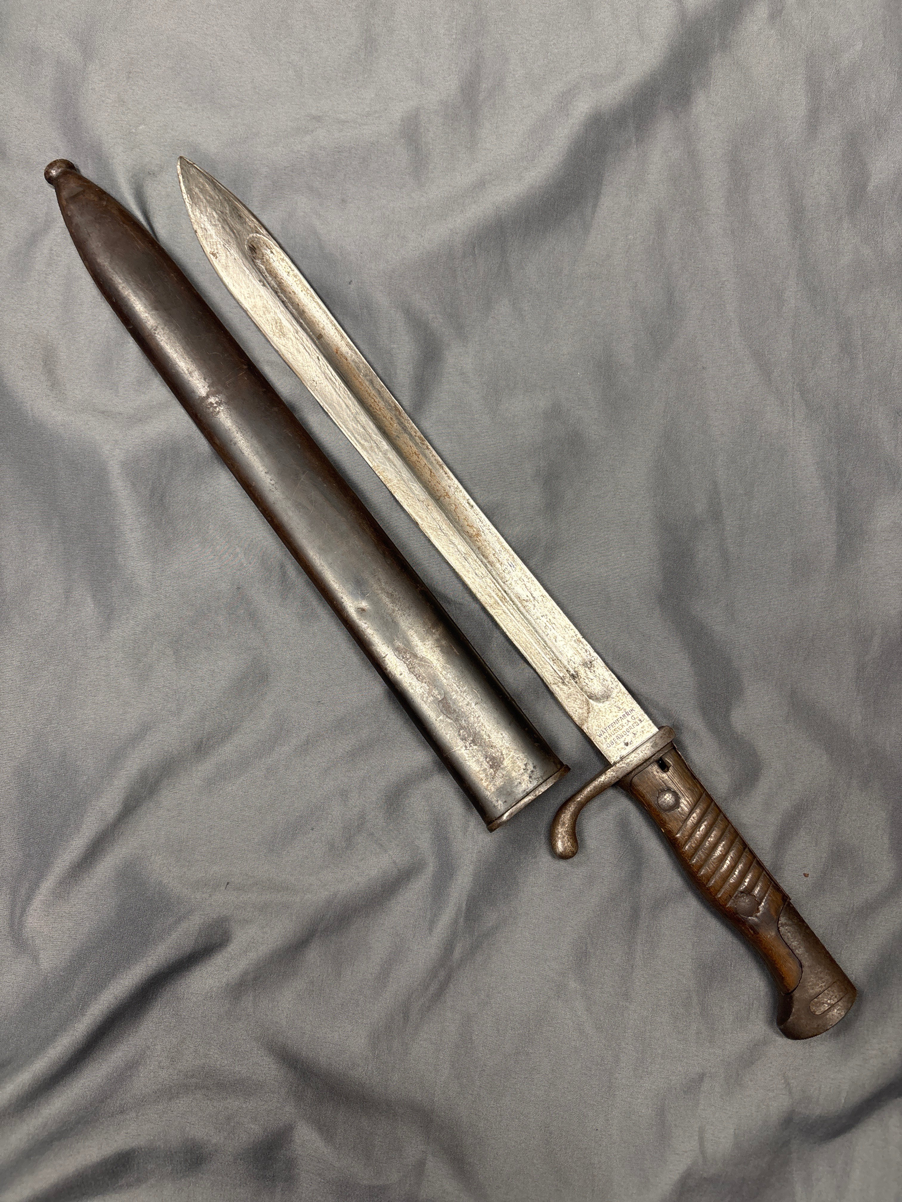 WWI GERMAN BUTCHER BAYONET — image 3
