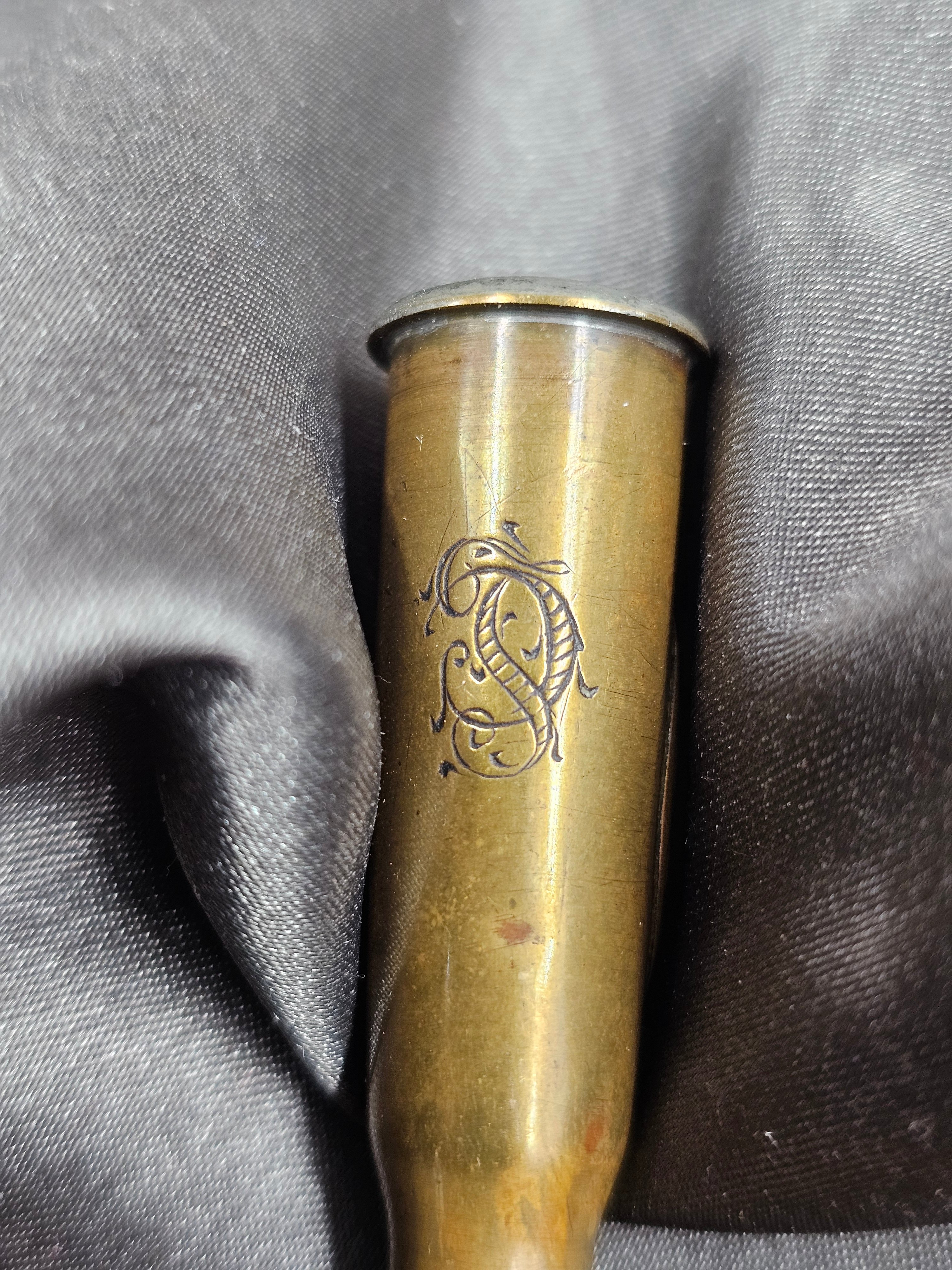 WWII BRITISH TRENCH ART LETTER OPENER — image 3