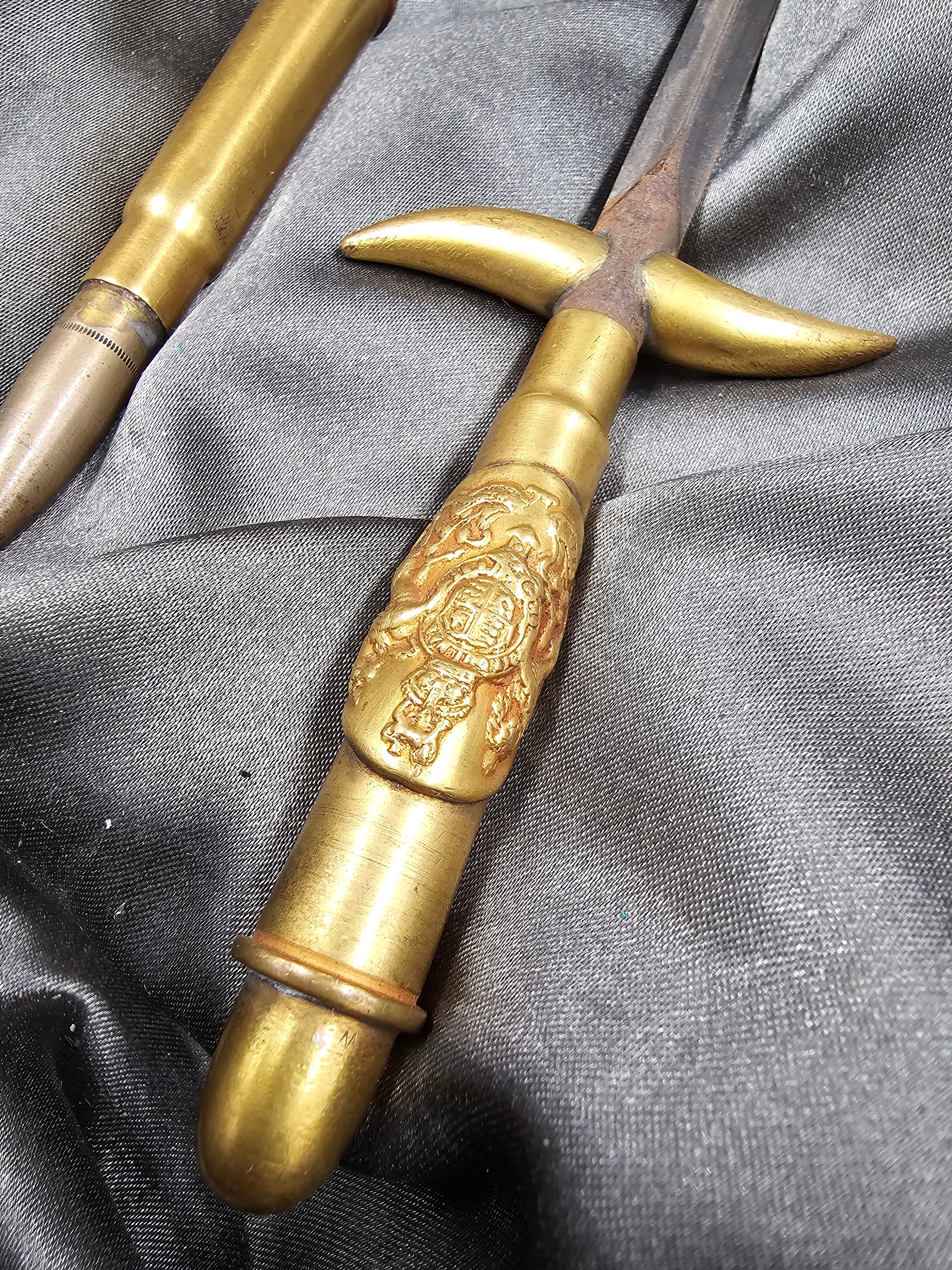 WWII ERA BRITISH TRENCH ART LETTER OPENER — image 2