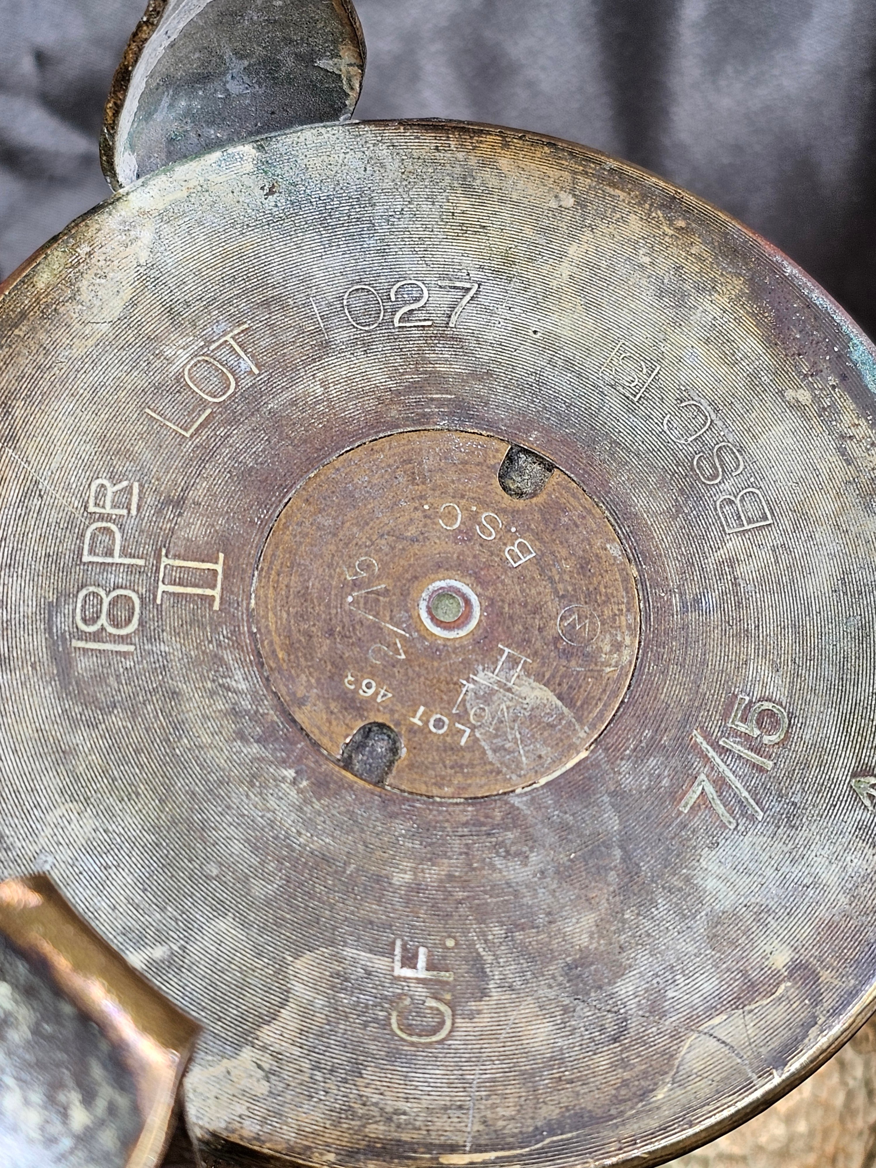 WWI SHELL TRENCH ART CHAFFING DISH — image 4