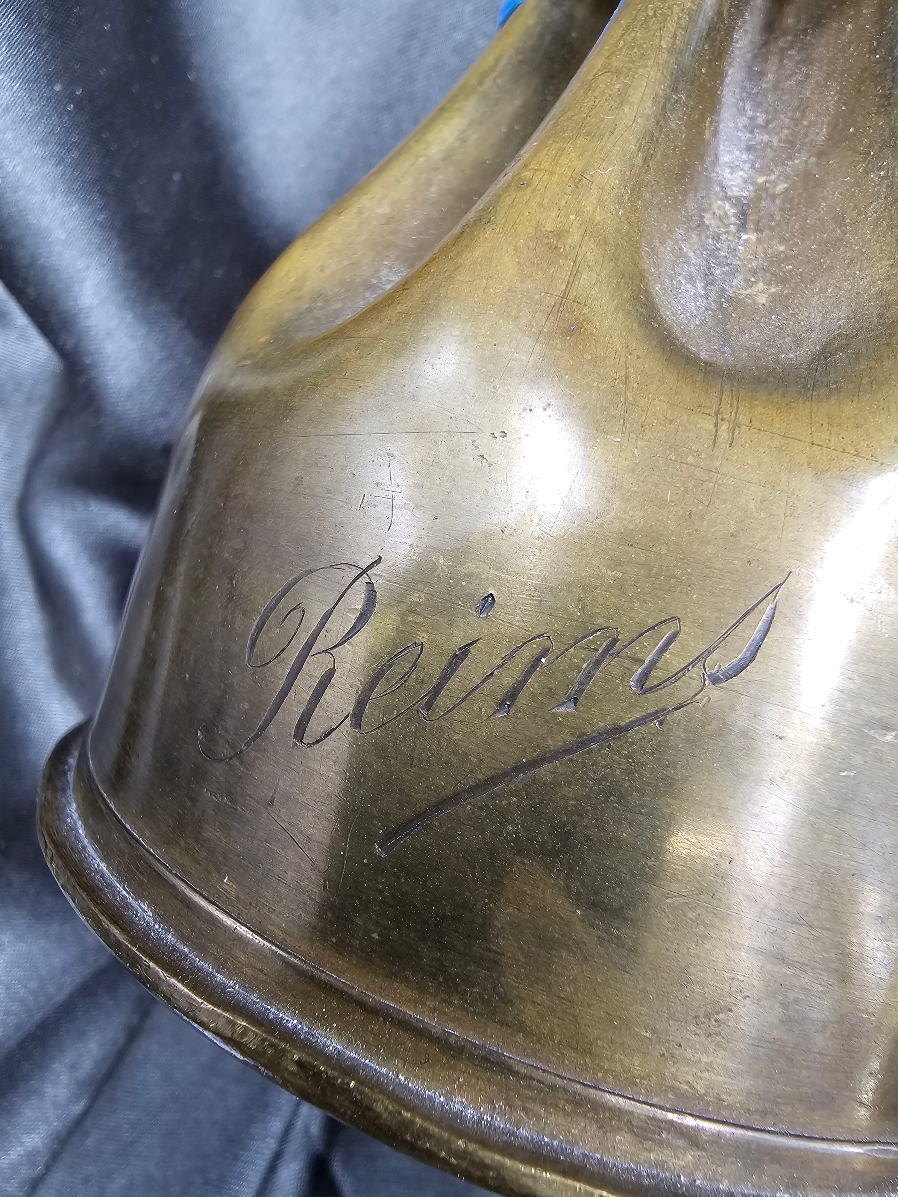 WWI TRENCH ART SET OF CHRISTMAS DECORATED SHELL — image 5