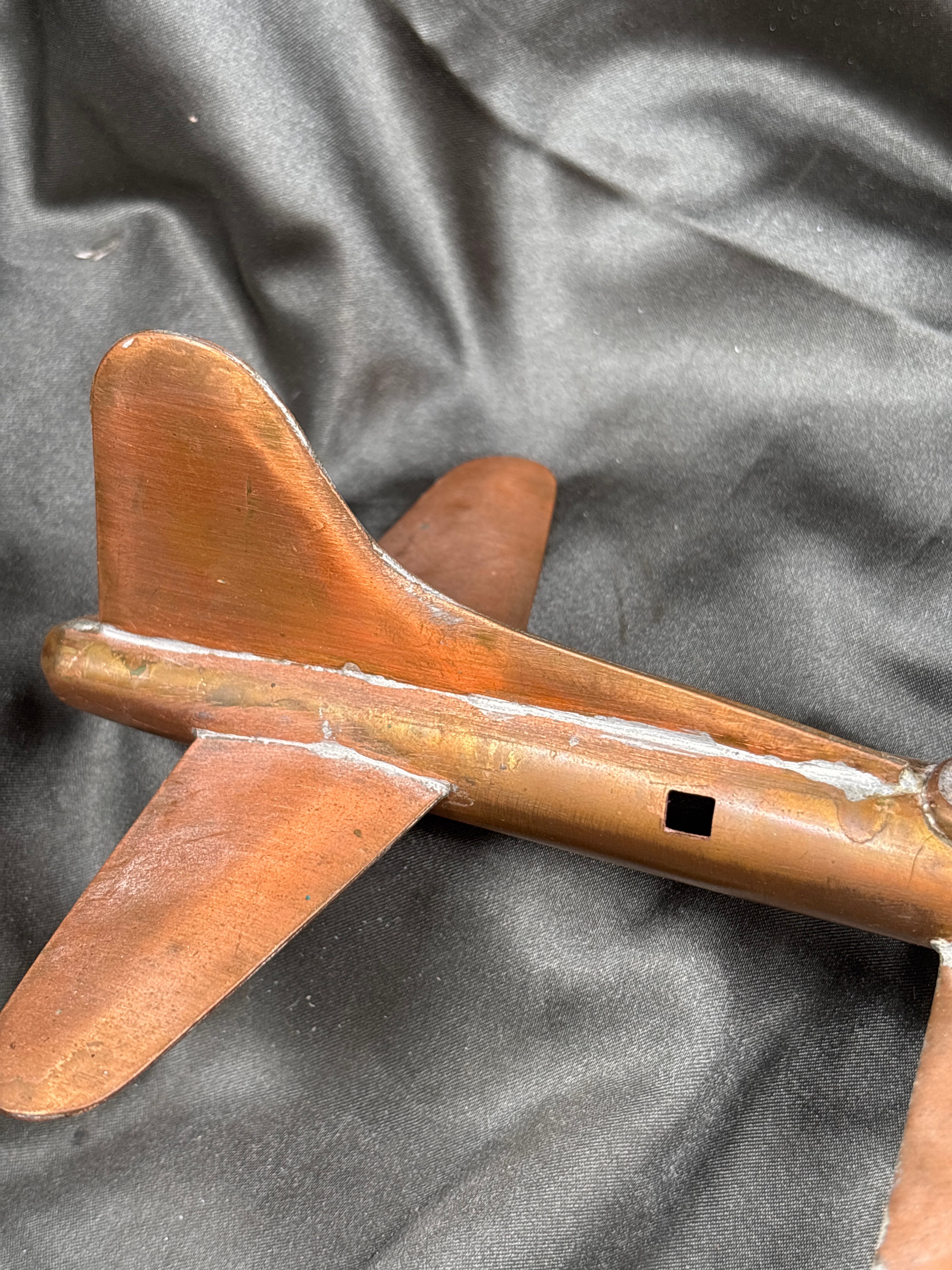 WWII ERA TRENCH ART AIRPLANE — image 3