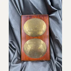 WWI BRITISH NAVY SHIP PLAQUE HMS SUPERB & INPLACABLE