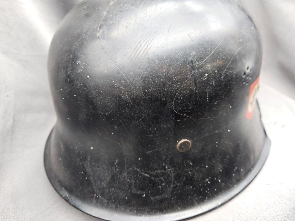 WWII German Fire Police Helmet — image 3