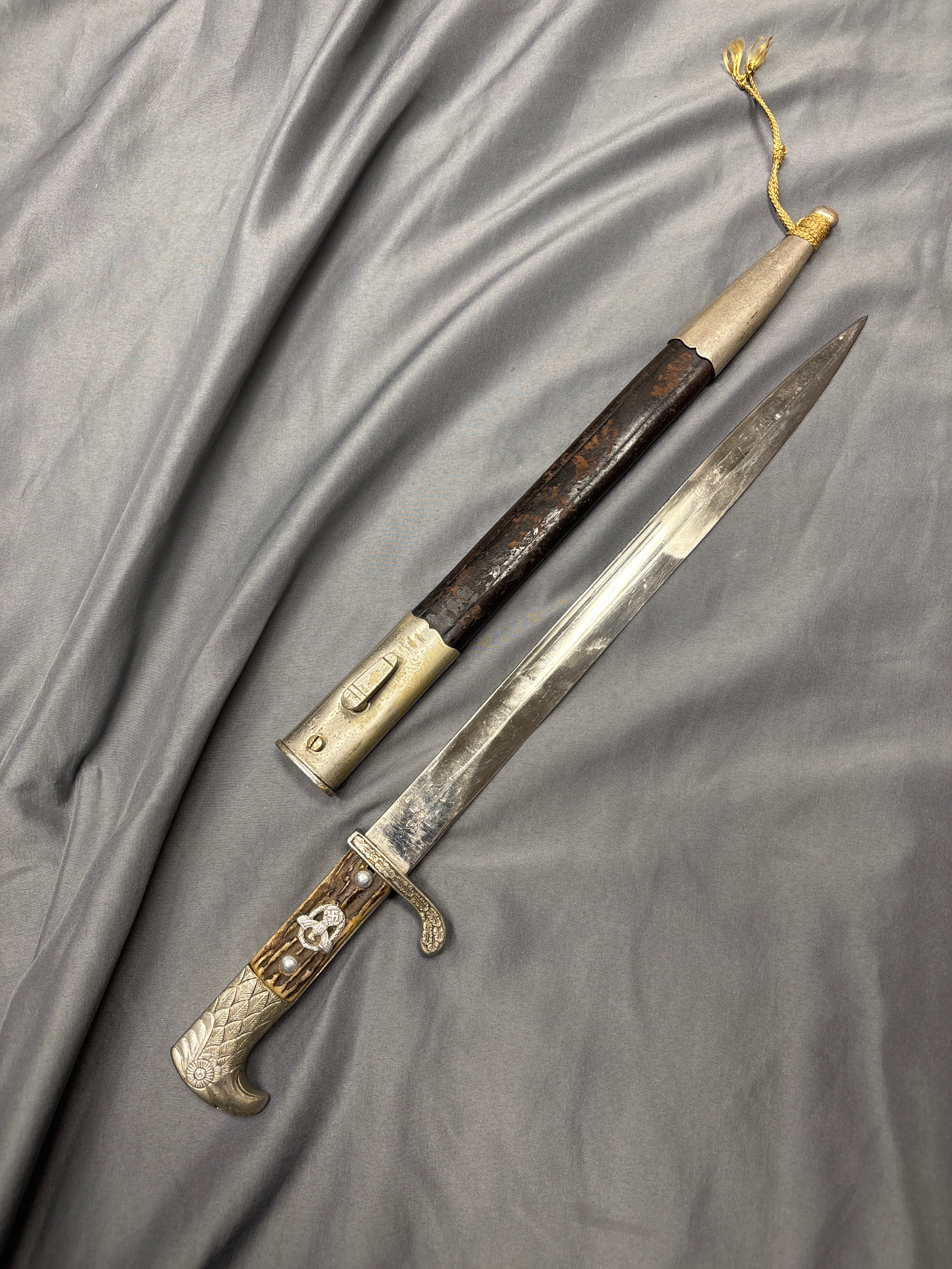 WWII GERMAN POLIZEI DRESS BAYONET UNIT MARKED — image 4