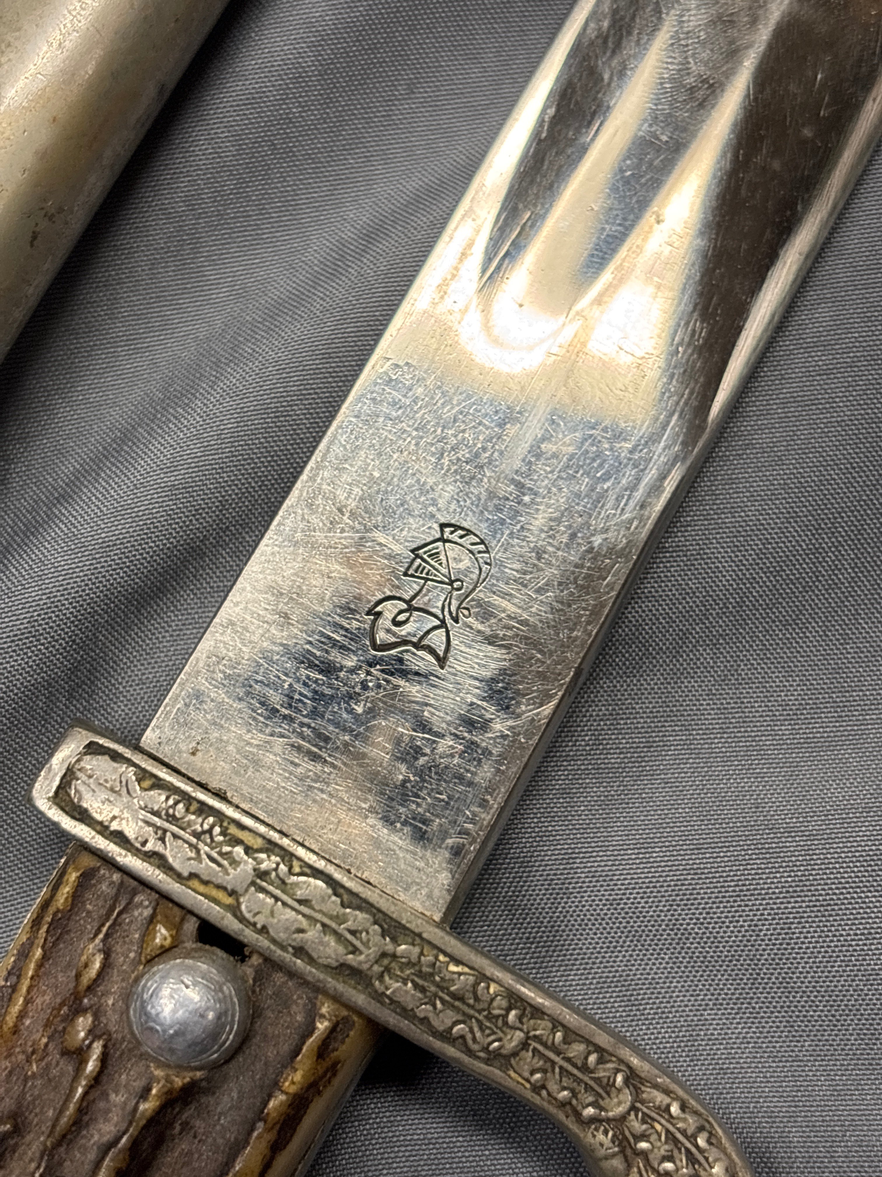 WWII GERMAN POLIZEI DRESS BAYONET UNIT MARKED — image 5