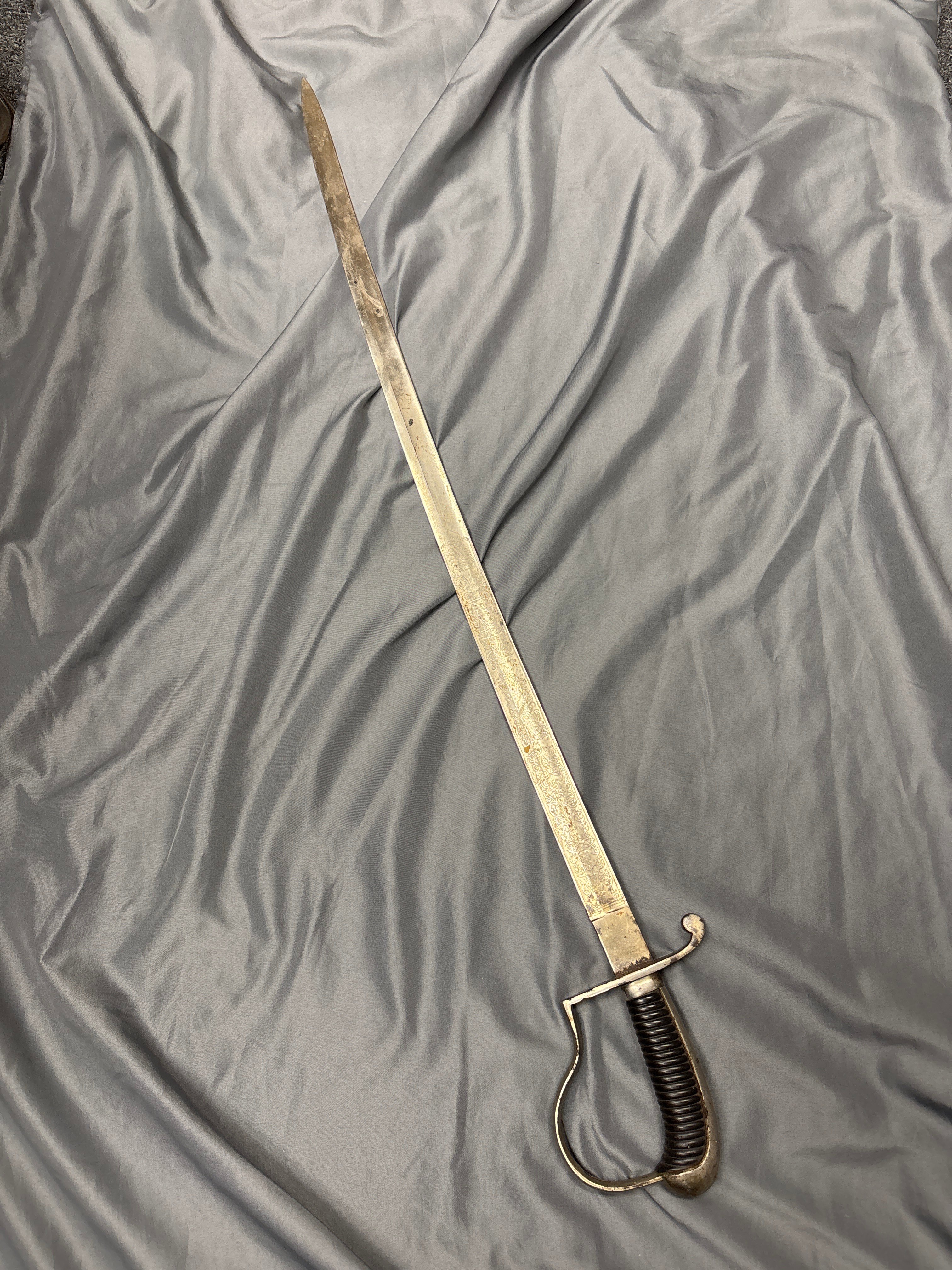 PRE-WWI IMPERIAL GERMANY MEDICAL TRAIN BATTALION SWORD — image 2