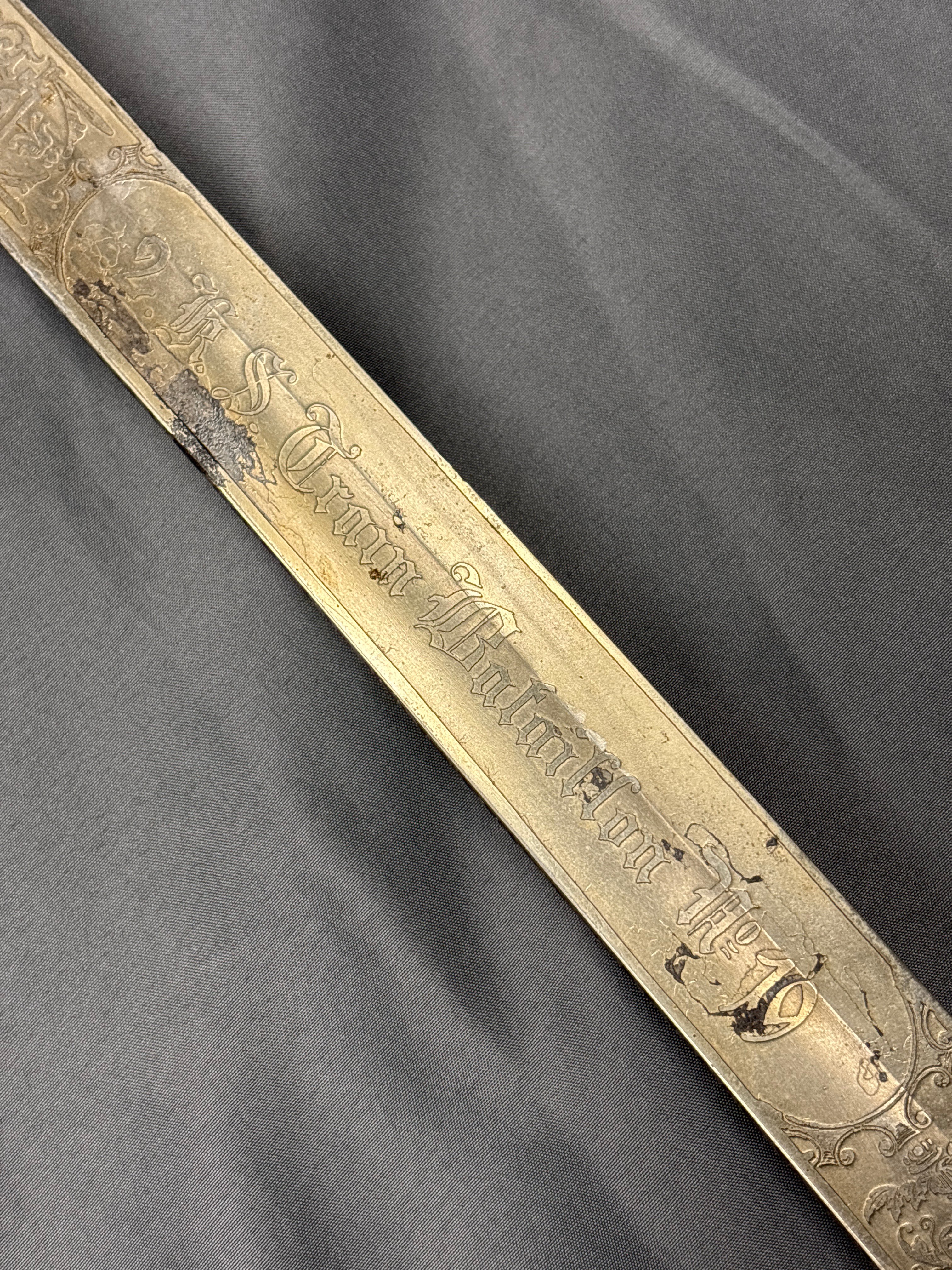 PRE-WWI IMPERIAL GERMANY MEDICAL TRAIN BATTALION SWORD — image 3
