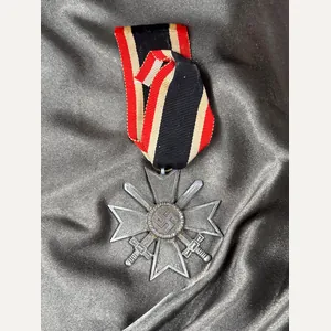 WWII GERMAN KVK MERIT MEDAL WITH SWORDS
