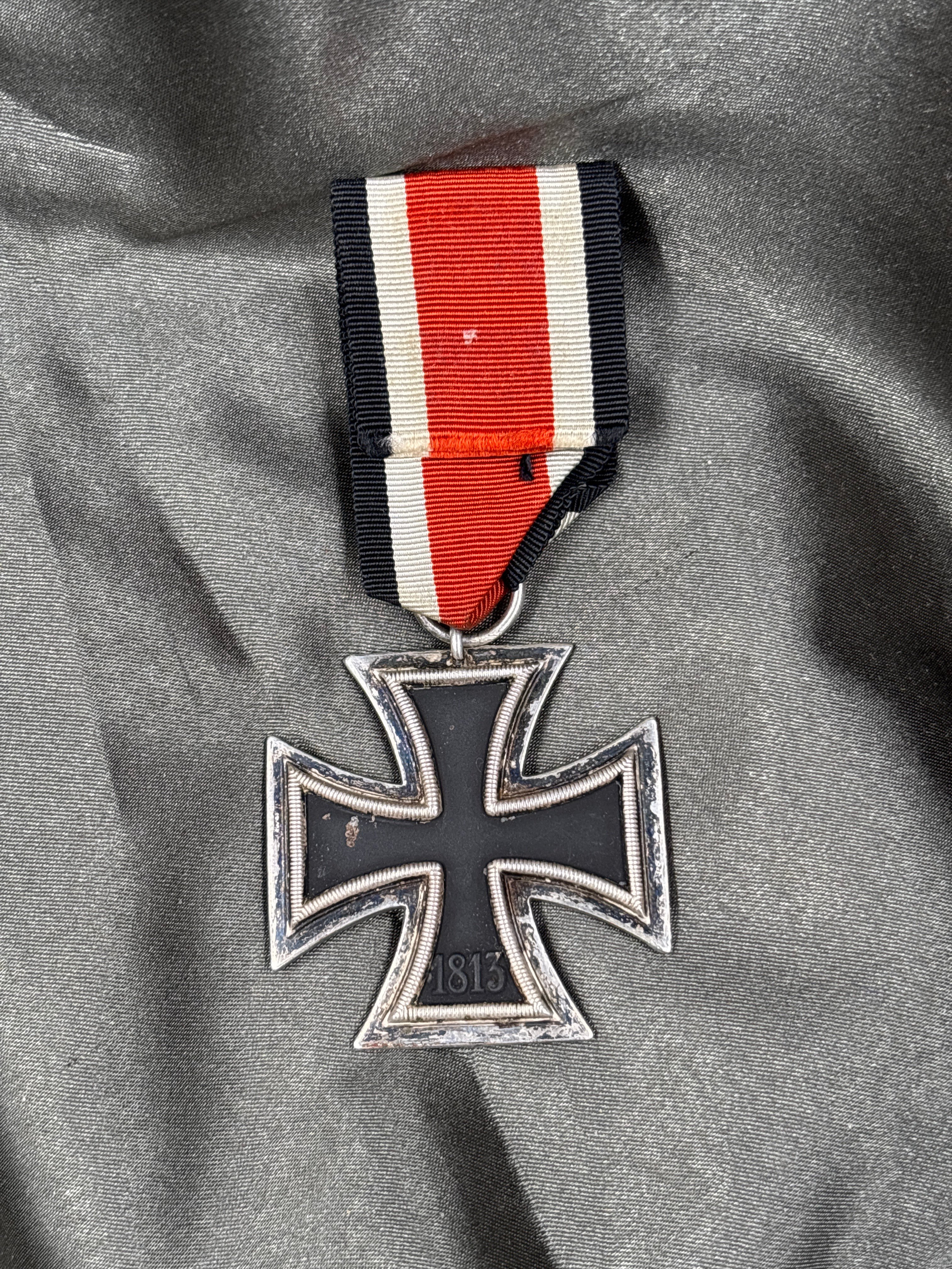WWII GERMAN SECOND CLASS IRON CROSS (RESTORED CORE) — image 2