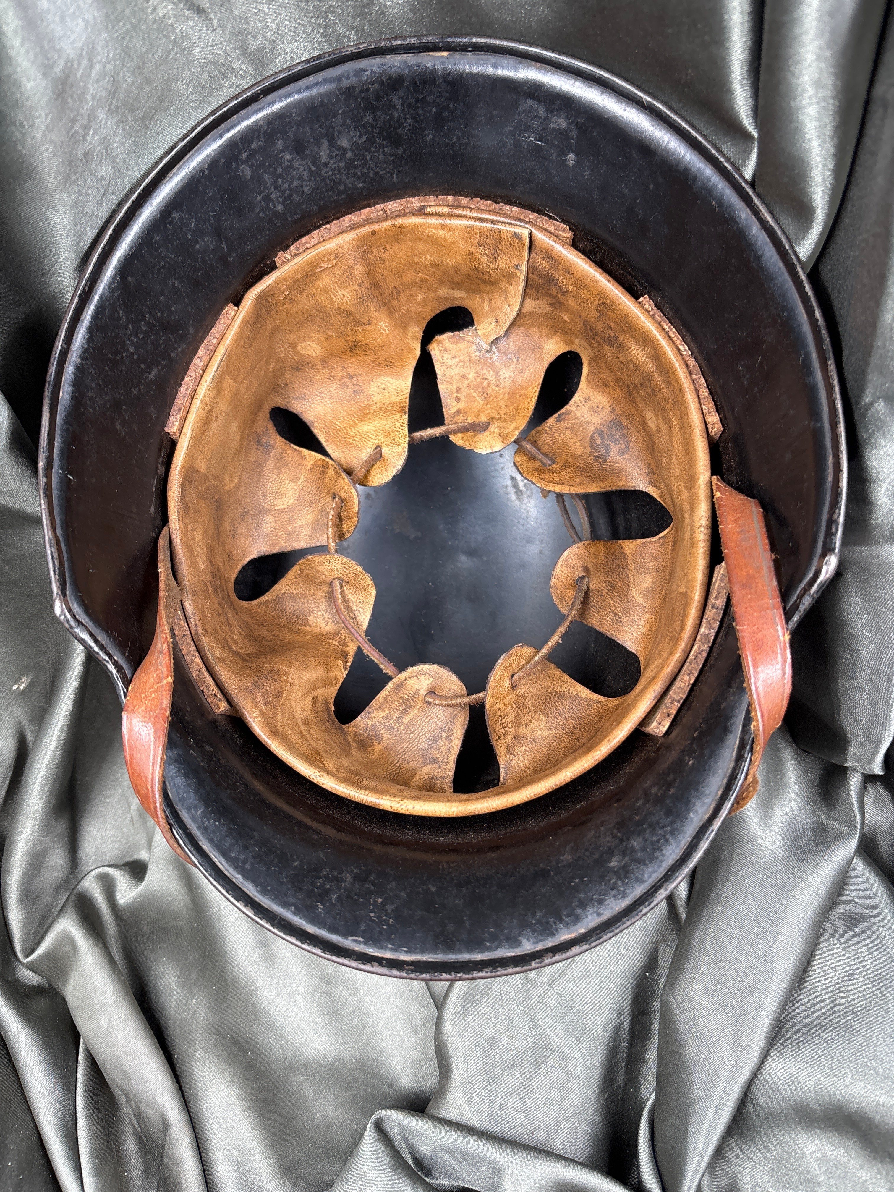 WWII GERMAN POLIZEI DOUBLE DECAL HELMET — image 5