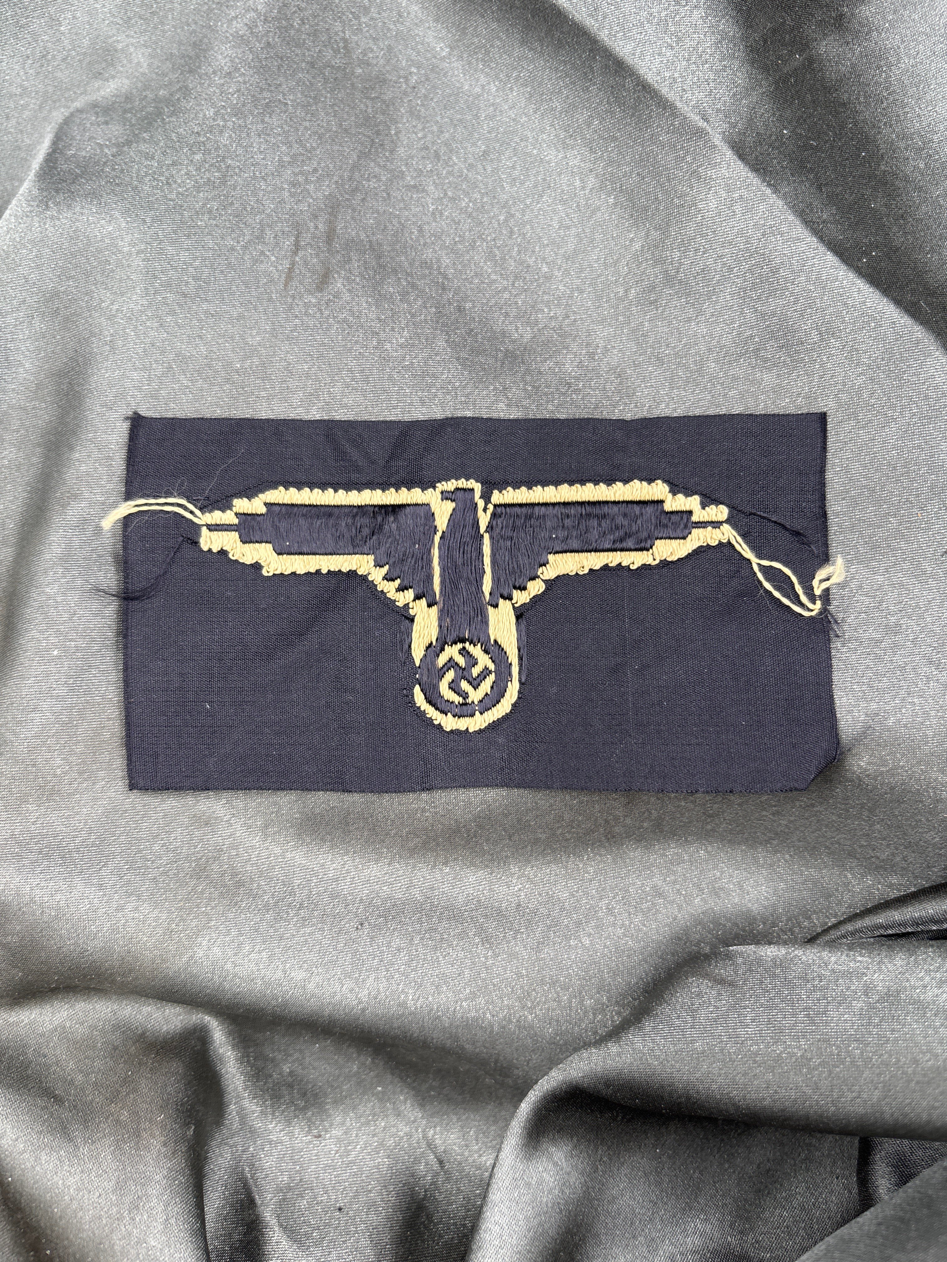 WWII GERMAN SS TROPICAL BEVO EAGLE — image 2