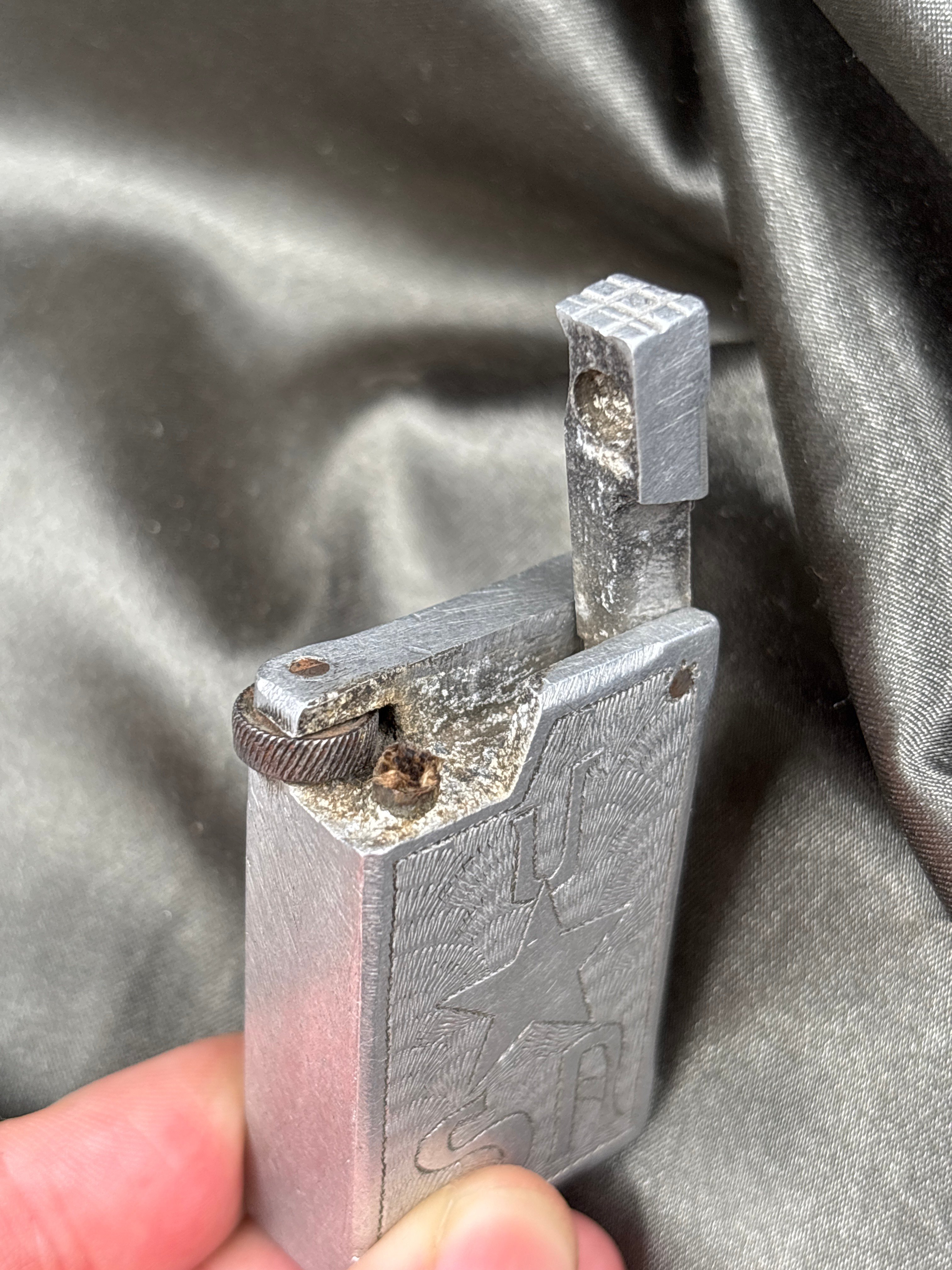 WWII ERA TRENCH ART LIGHTER — image 3