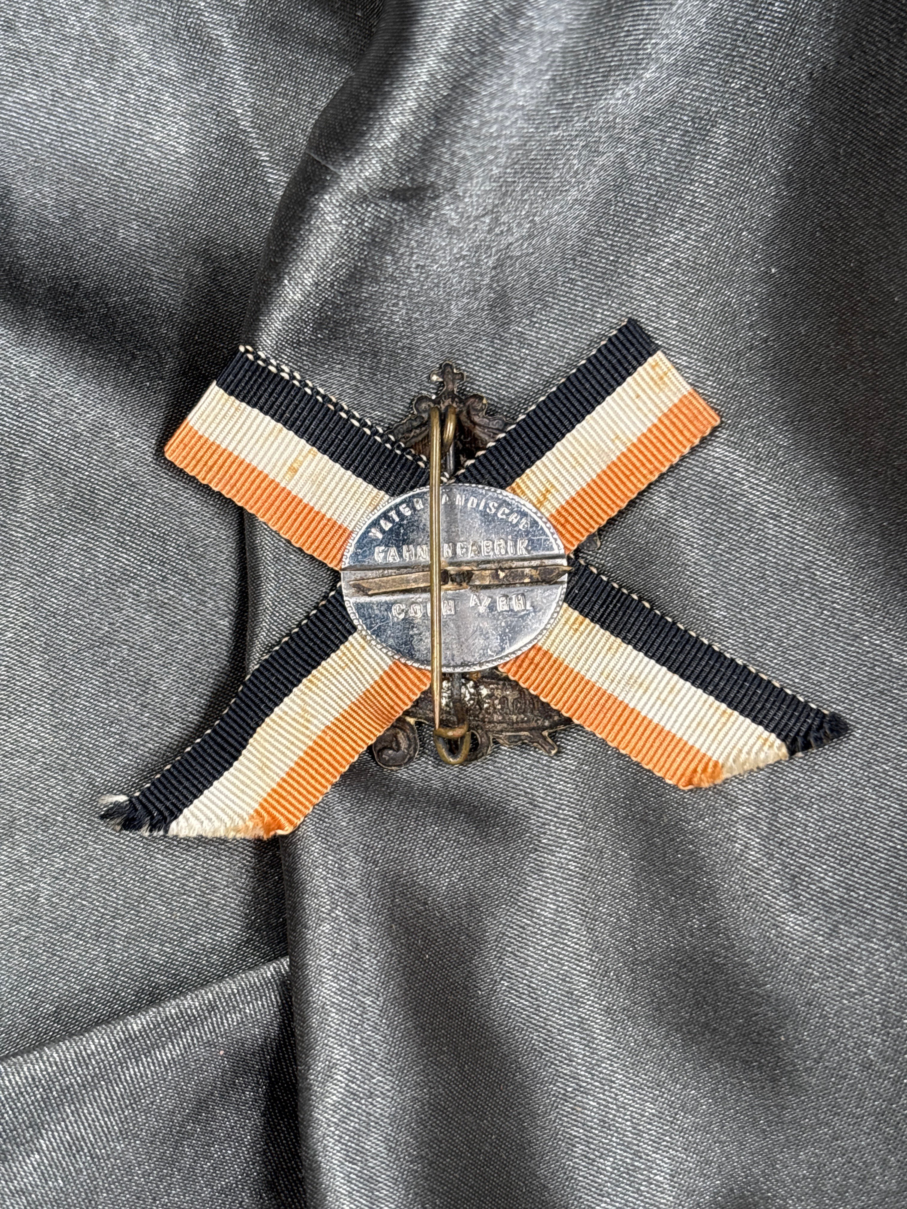 Imperial German War Veterans League badge — image 2