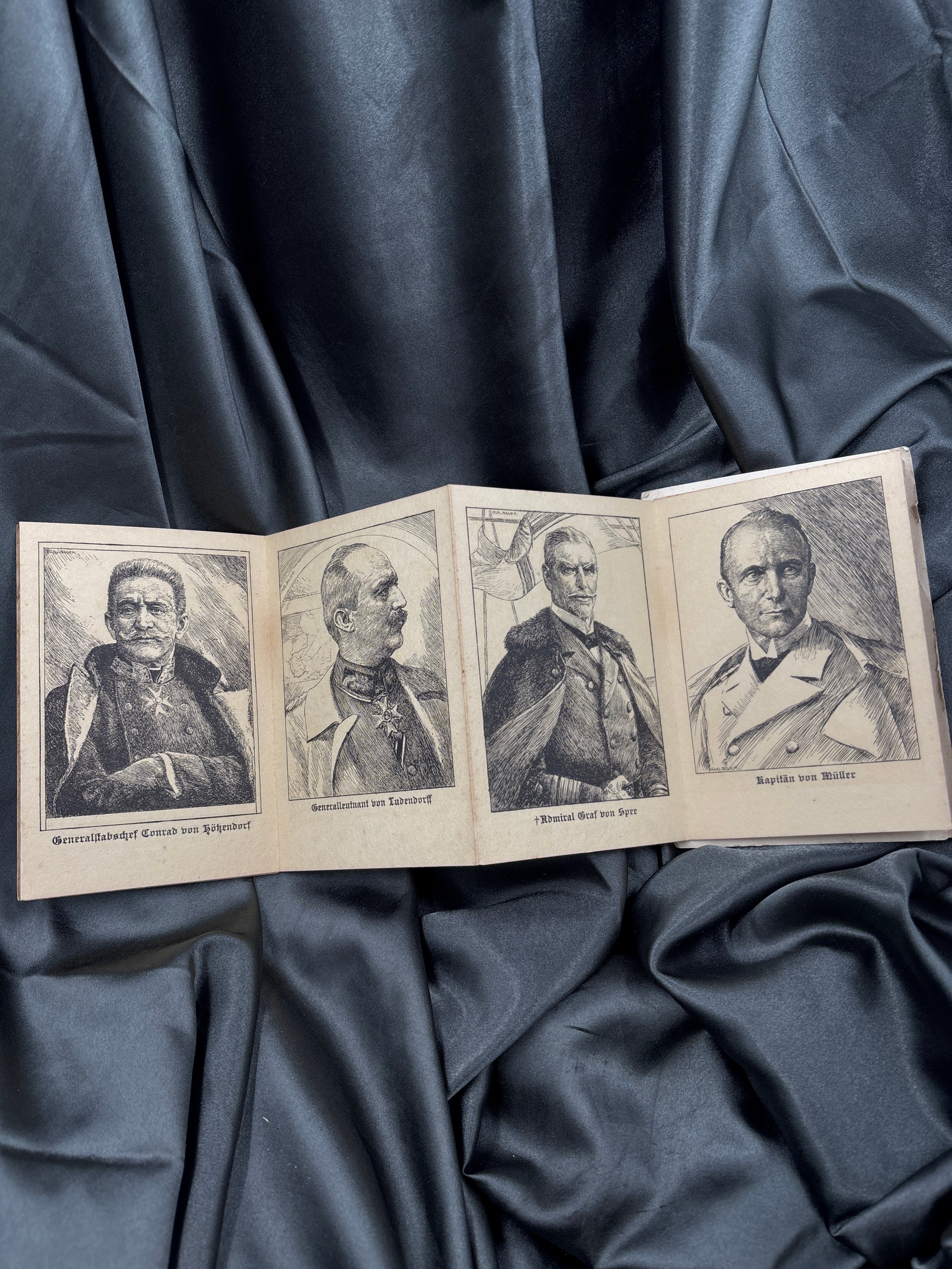 WWI GERMAN GREAT LEADERS ACCORDION BOOKLET — image 3
