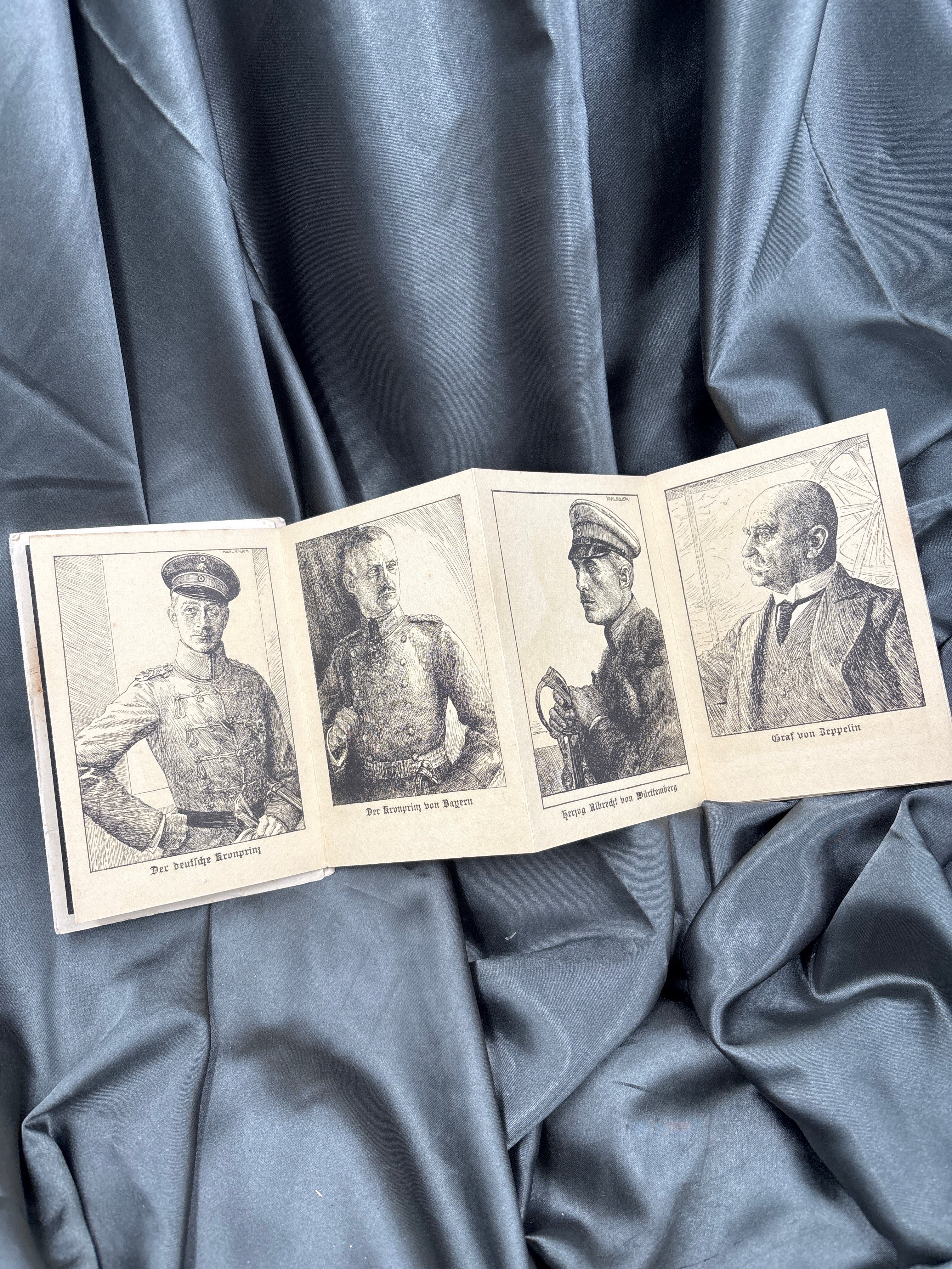 WWI GERMAN GREAT LEADERS ACCORDION BOOKLET — image 4