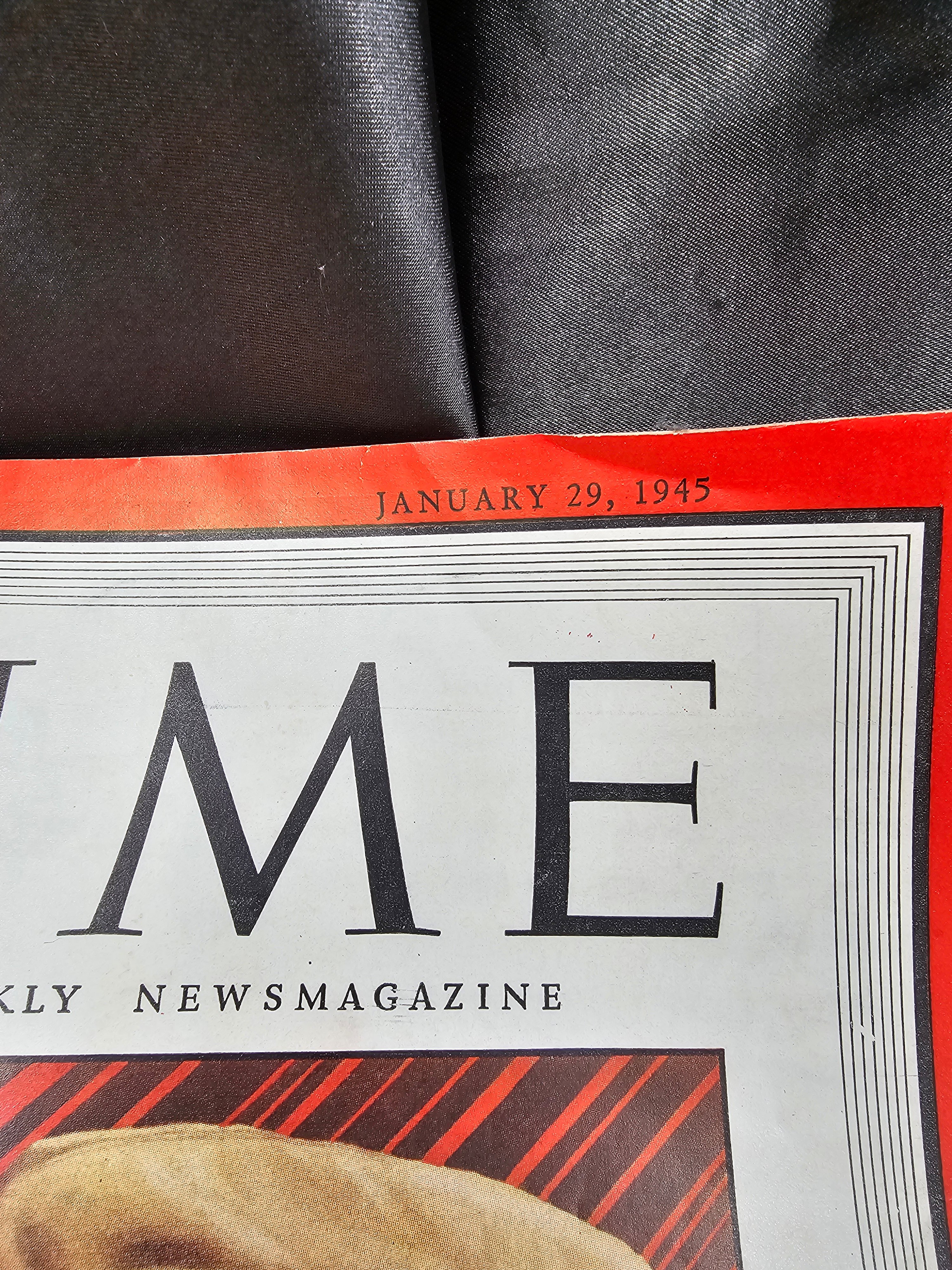 WWII US TIME MAGAZINE - JANUARY 29TH 1945 — image 3