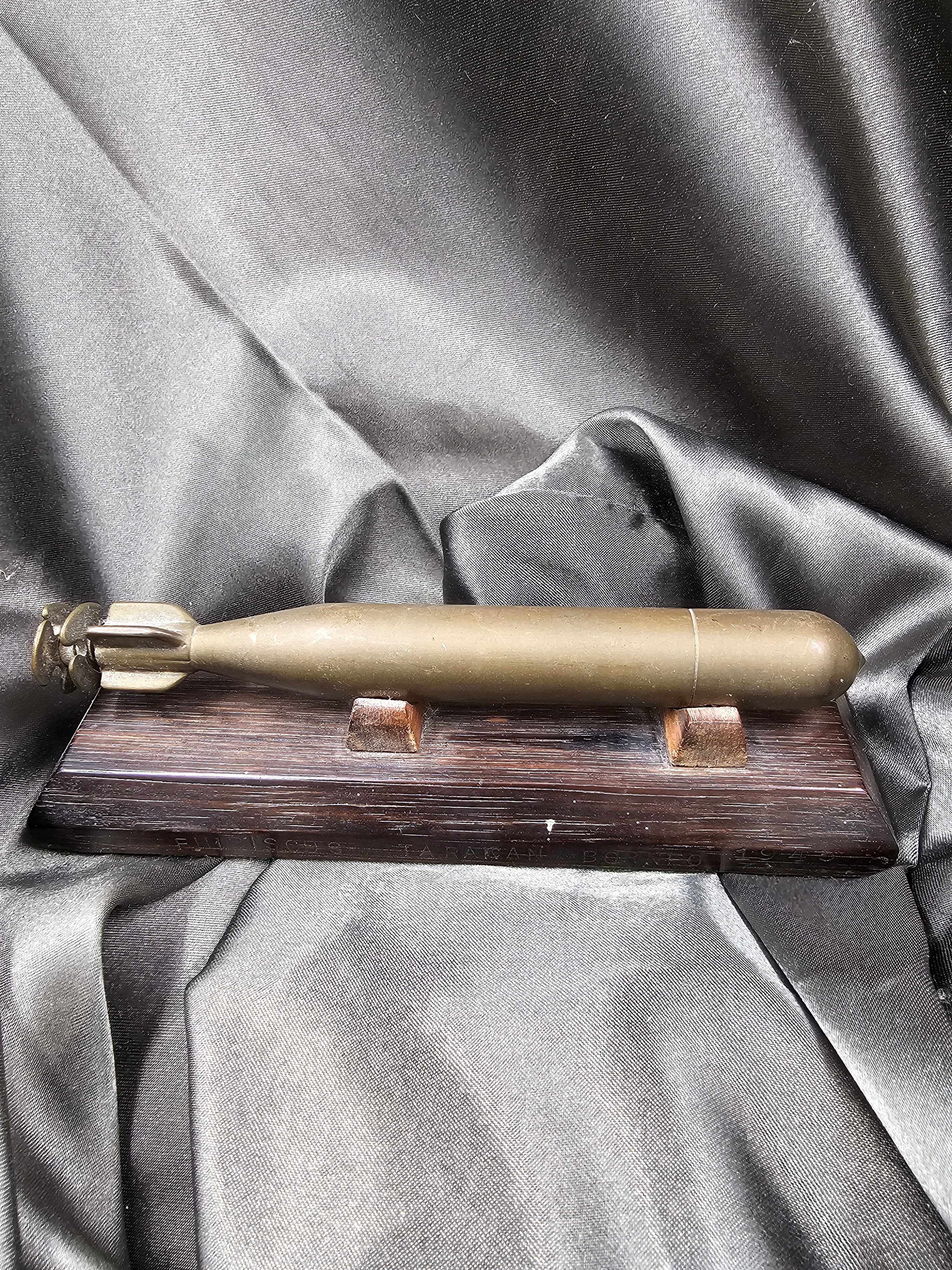 WWII US SUBMARINE TORPEDO TRENCH ART — image 3