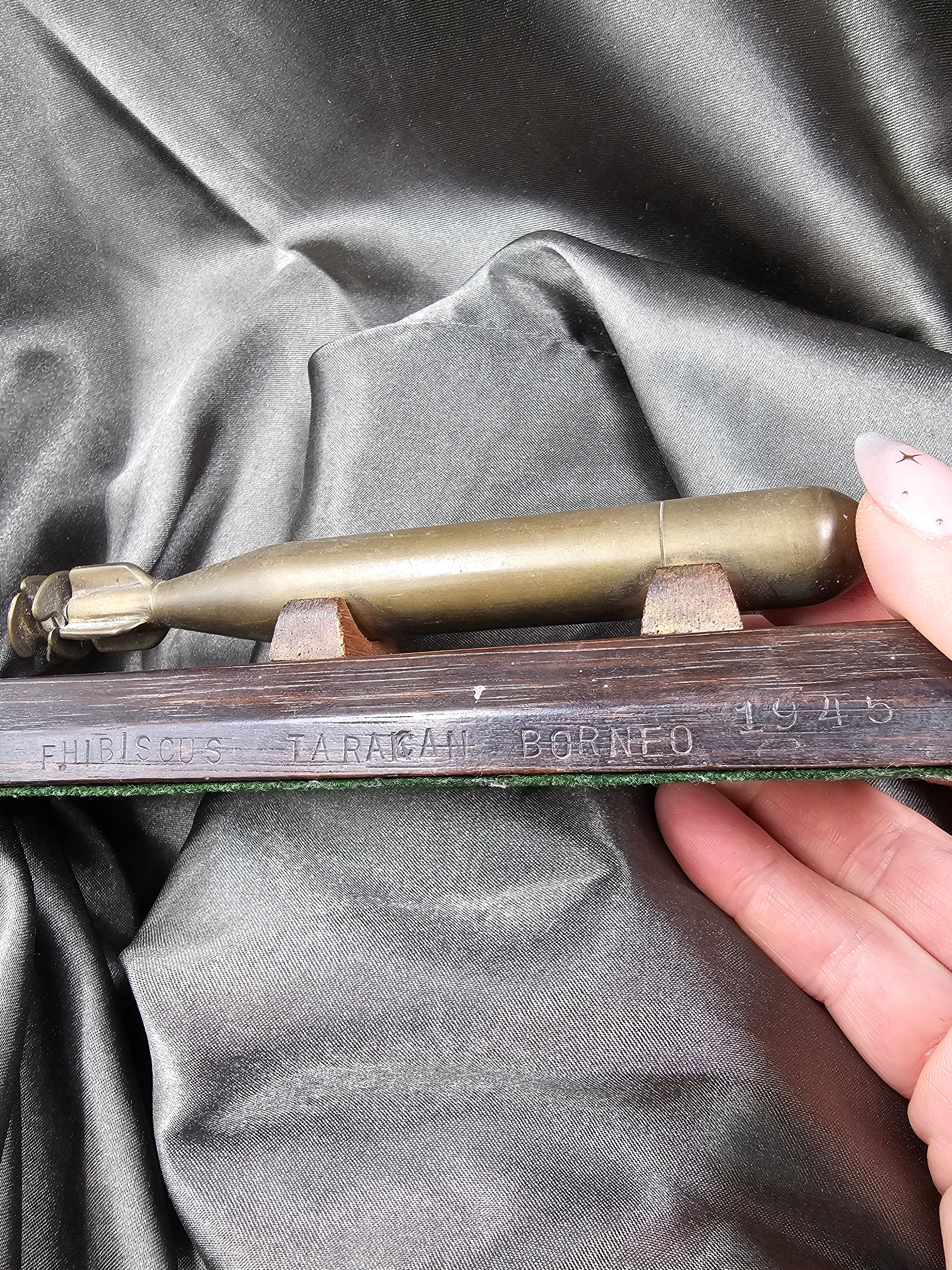 WWII US SUBMARINE TORPEDO TRENCH ART — image 5