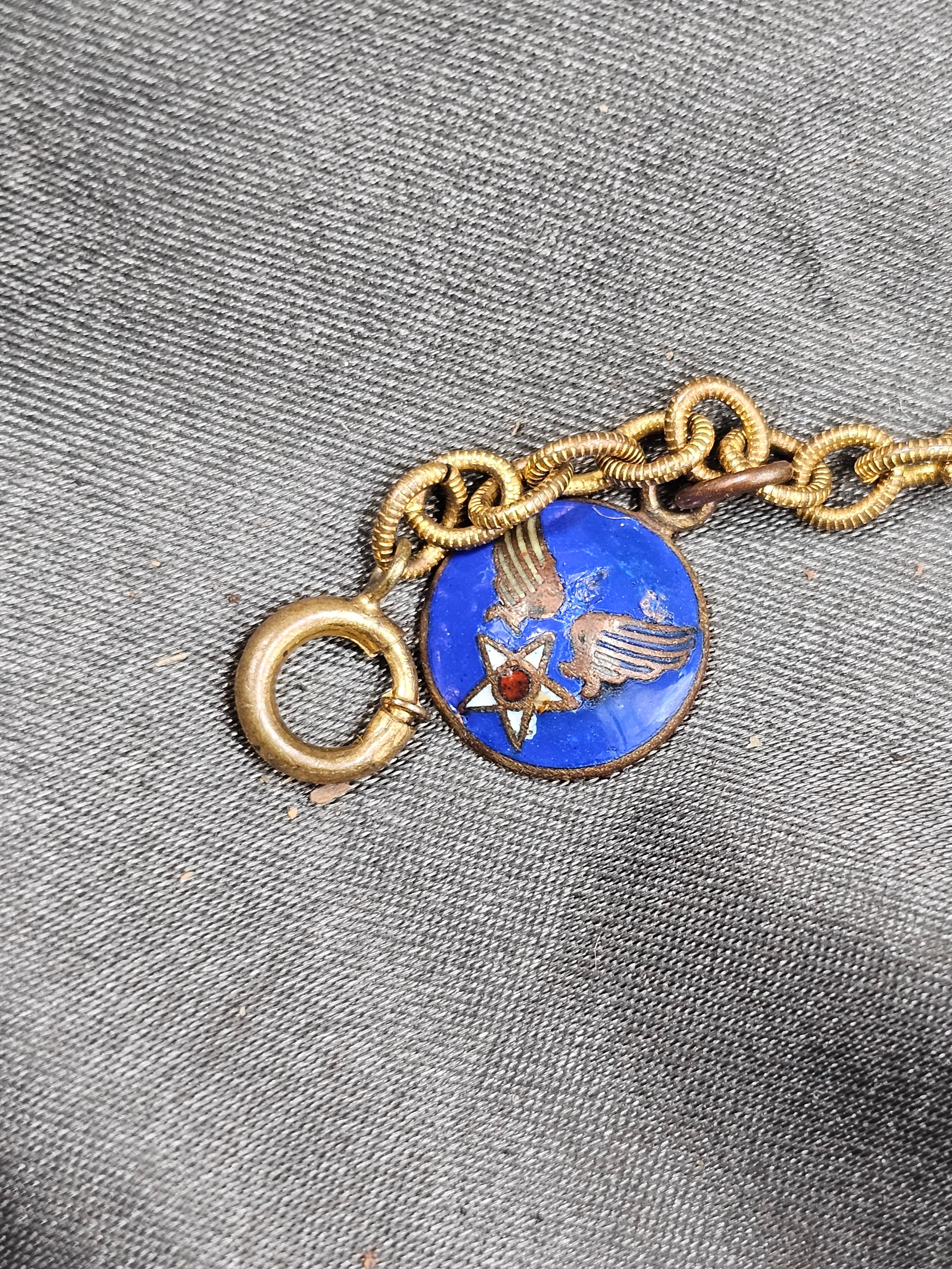 WWII US AIR CORPS SWEETHEART BRACELET — image 5