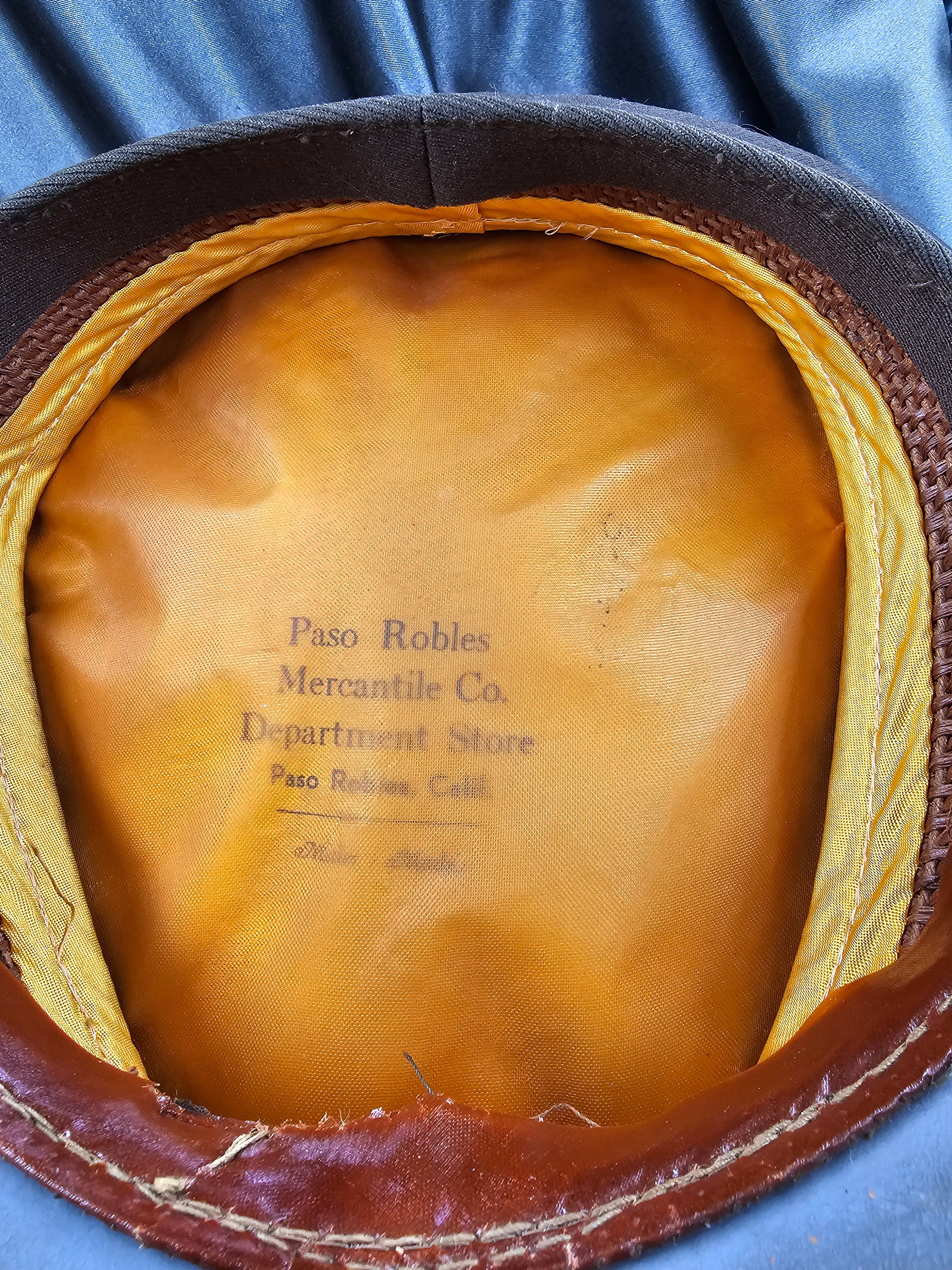 WWII US ENLISTED VISOR CAP SIZE 71/4 — image 6