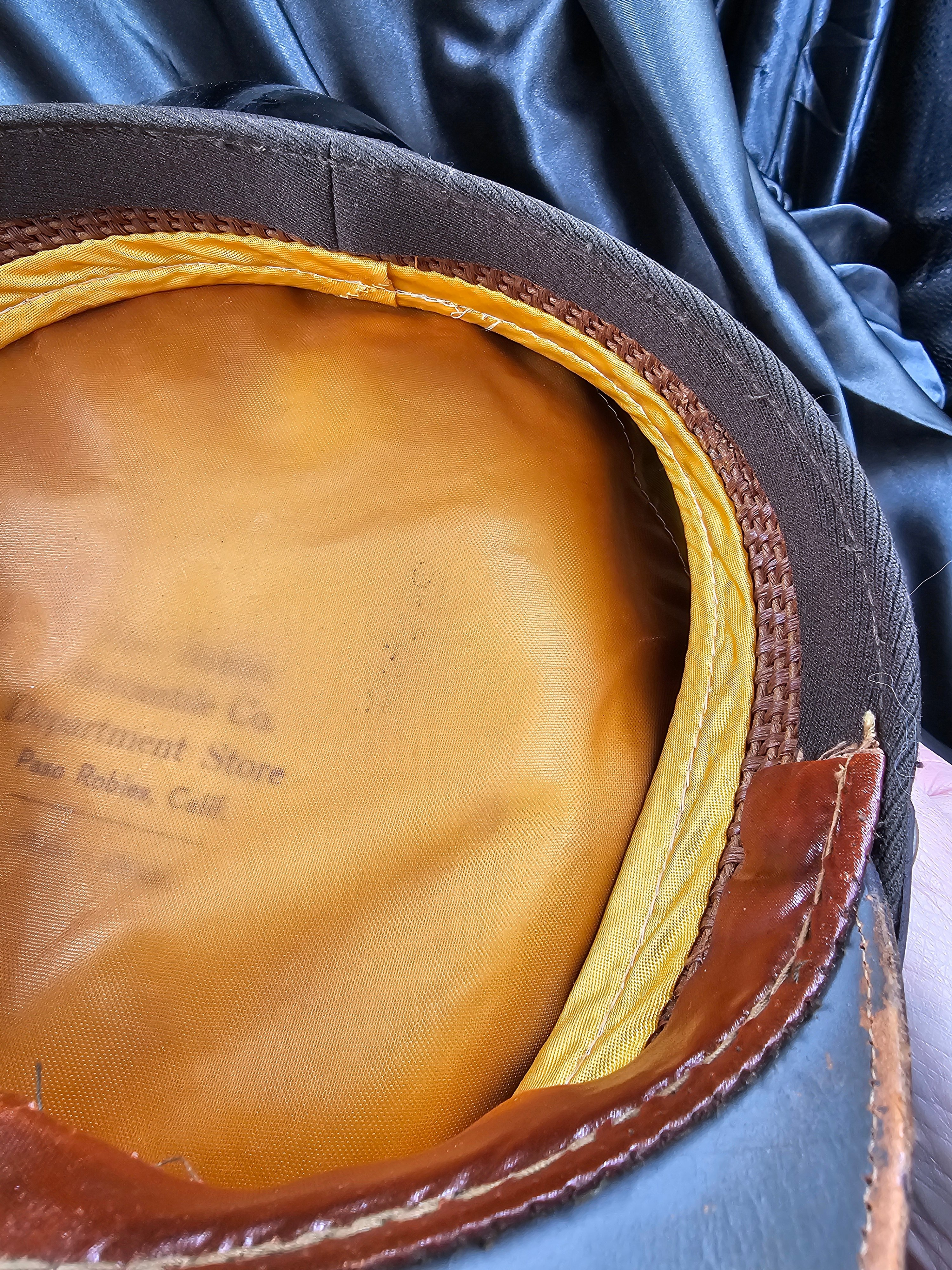 WWII US ENLISTED VISOR CAP SIZE 71/4 — image 7