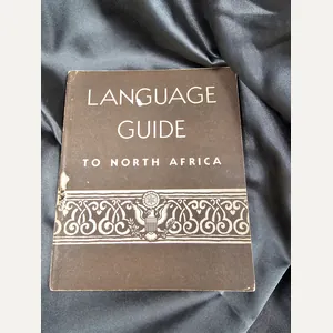 WWII US LANGUAGE GUIDE TO NORTH AFRICA