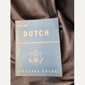 WWII US DUTCH LANGUAGE GUIDE