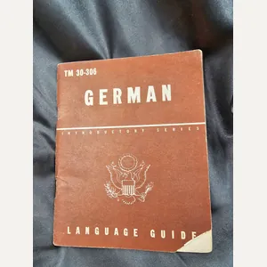 WWII US GERMAN LANGUAGE GUIDE