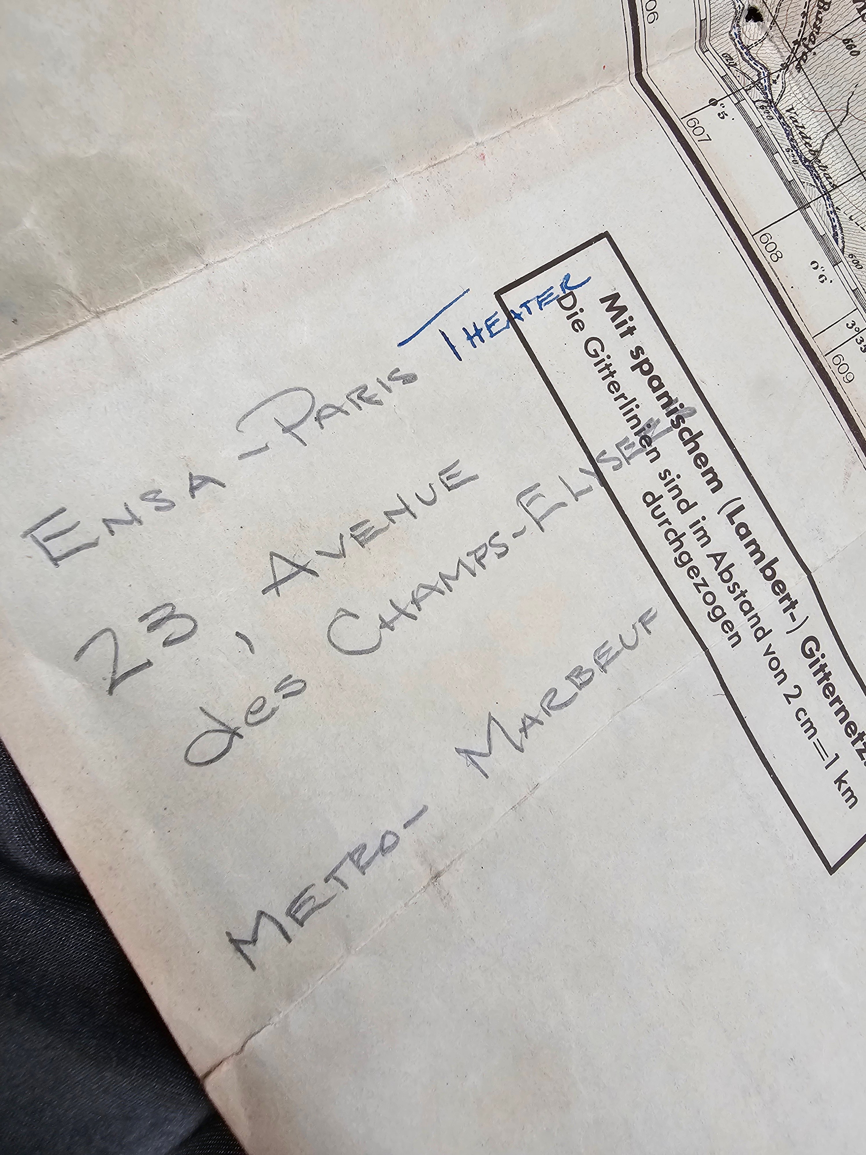 WWII AMERICAN RED CROSS MAP OF PARIS — image 5