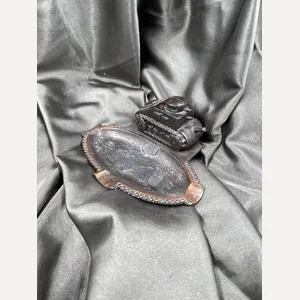 WWII ERA HOMEFRONT DECOR DIE-CAST TANK ASHTRAY