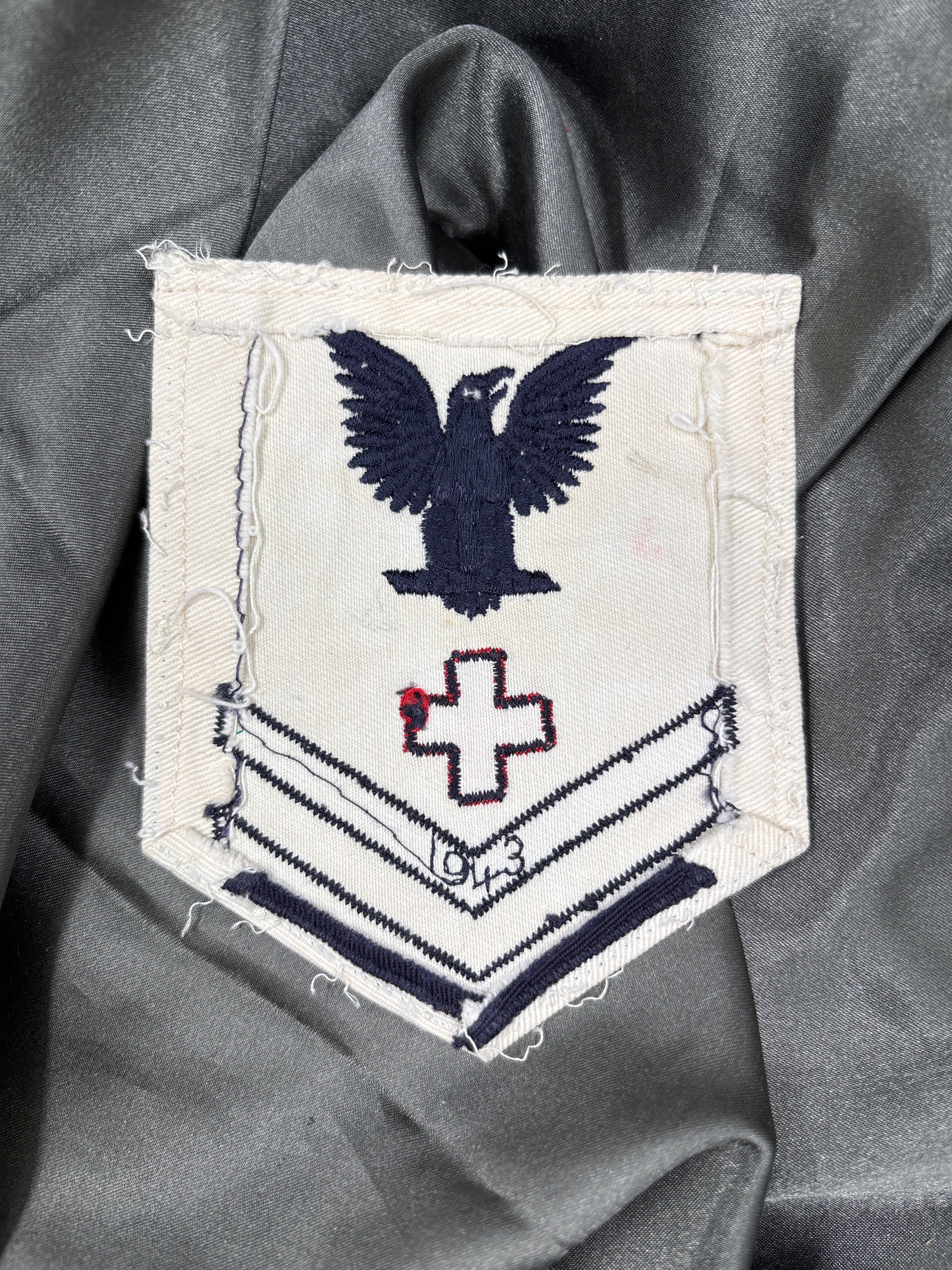 WWII ERA US NAVY CORPSMAN RATE SECOND CLASS — image 2