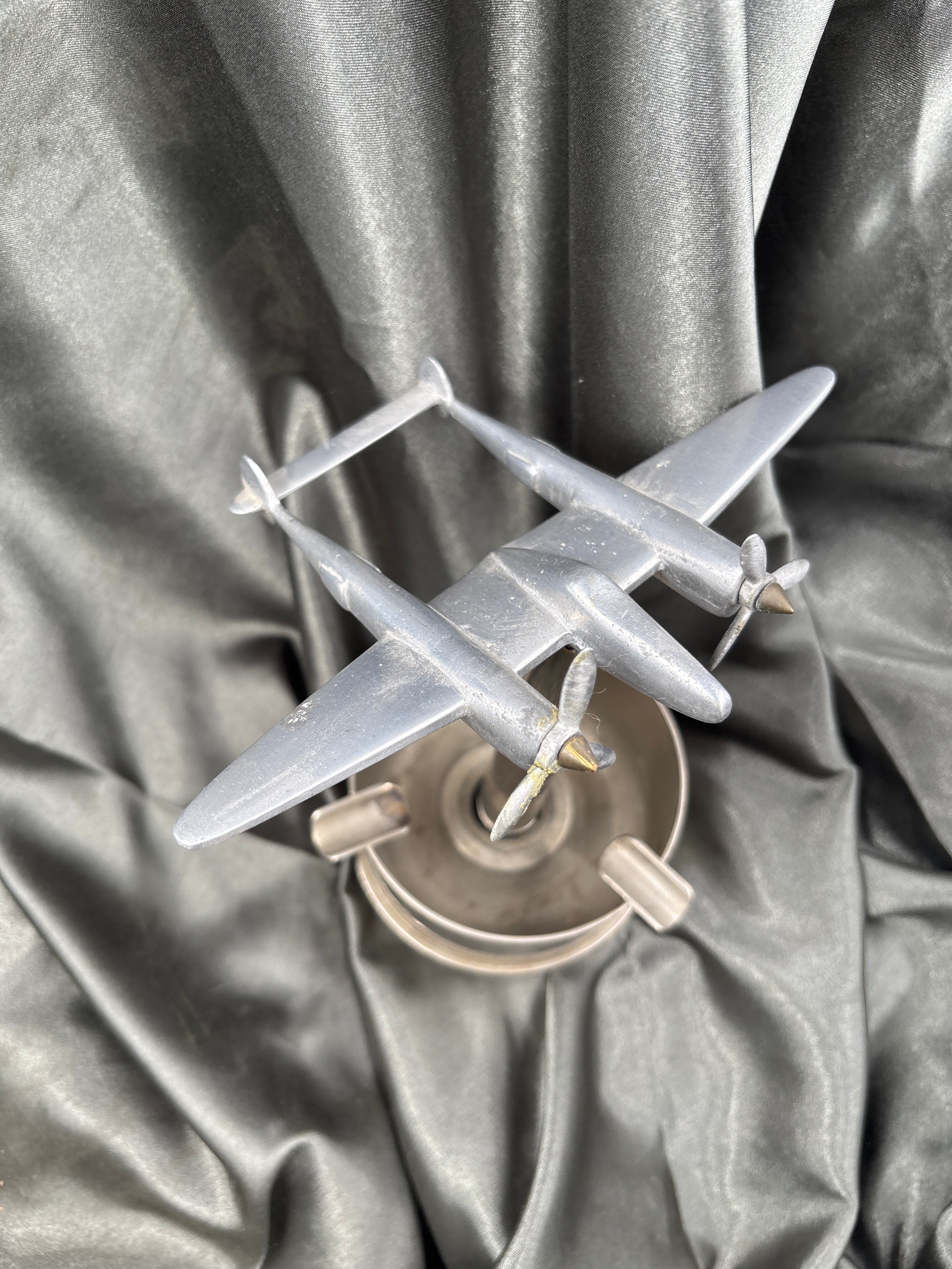 WWII ERA TRENCH ART SHELL CHROMED P38 — image 2