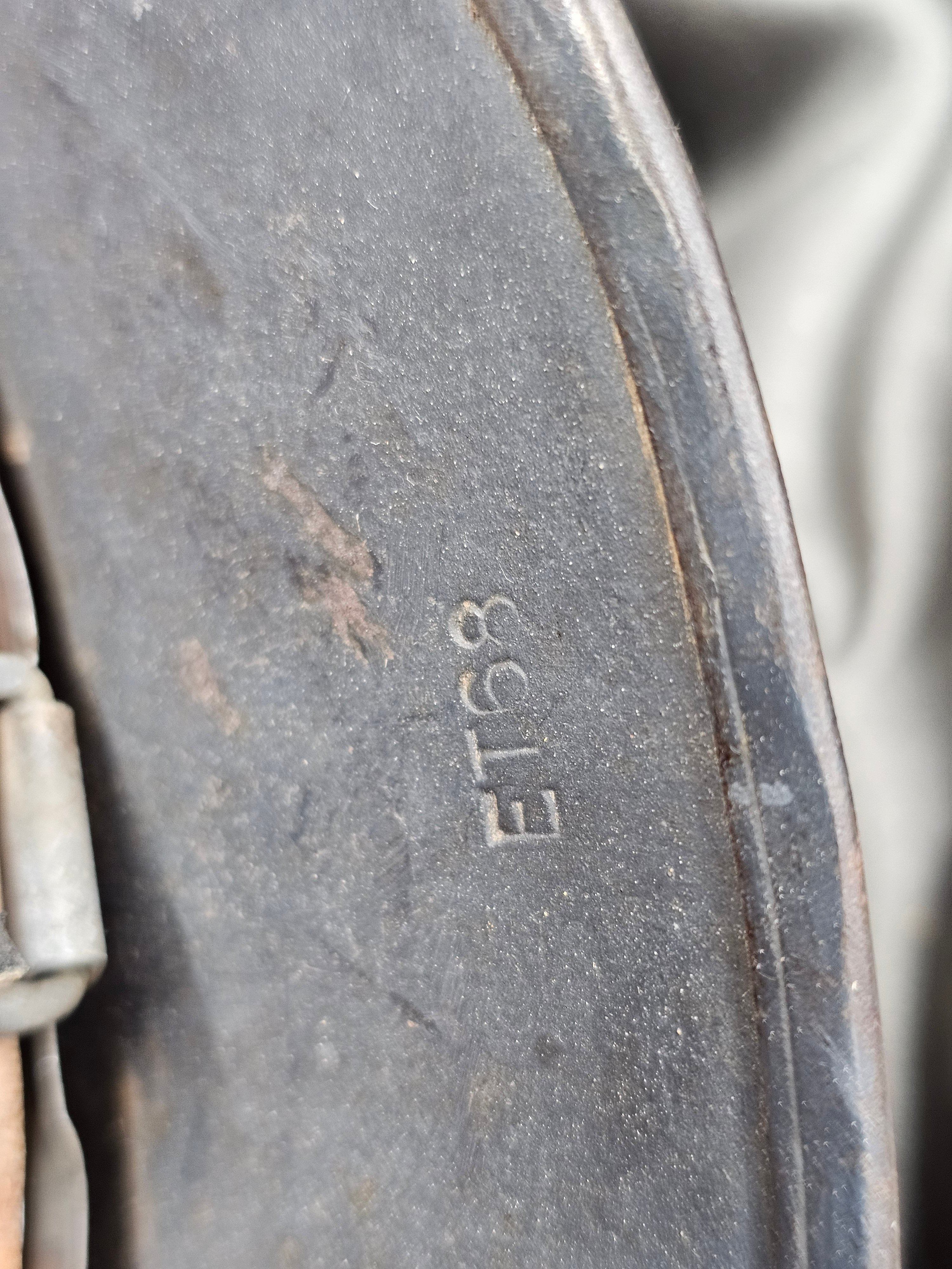 WWII GERMAN M42 SINGLE DECAL HELMET — image 4