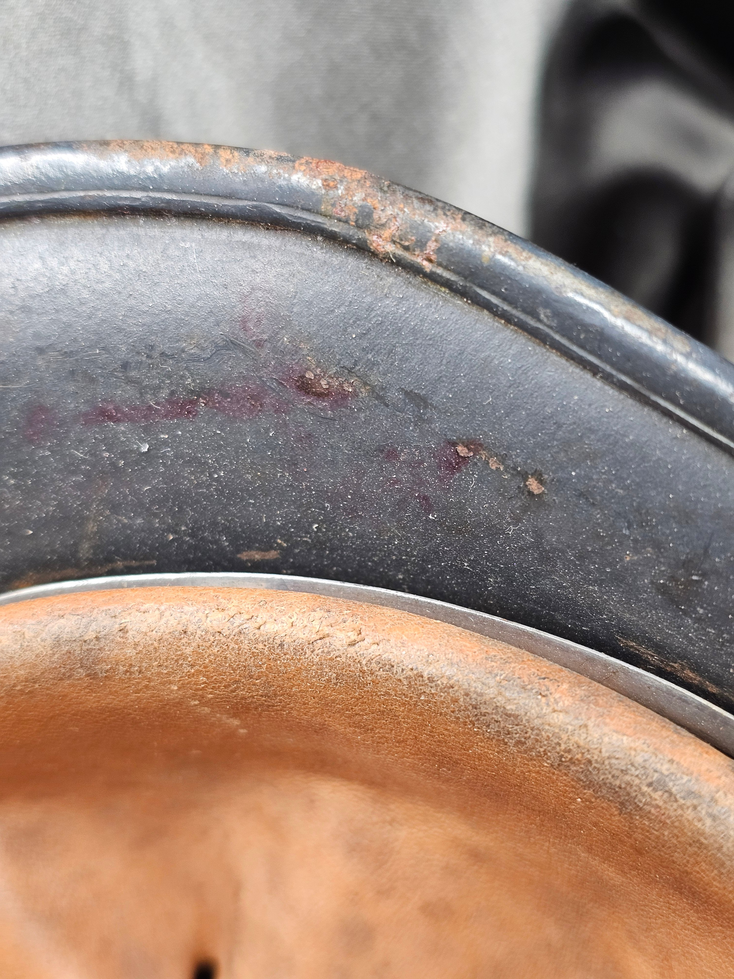 WWII GERMAN M42 SINGLE DECAL HELMET — image 6