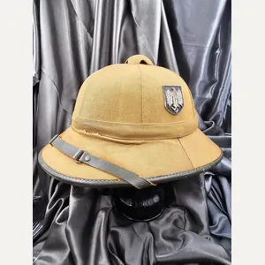 WWII GERMAN FIRST PATTERN PITH HELMET