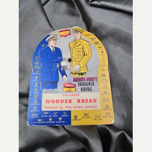 WWII WONDER BREAD ARMY NAVY INSIGNIA GUIDE