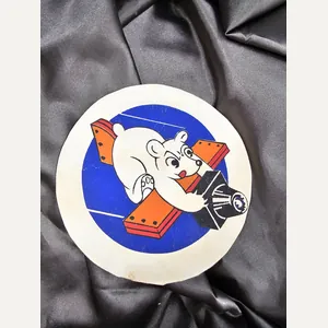 WWII AIR FORCE 16TH PHOTOGRAPHIC LEATHER SQUADRON PATCH