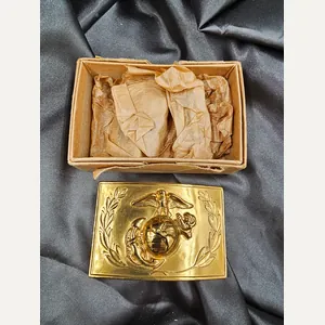 VIETNAM WAR ERA USMC BRASS BELT