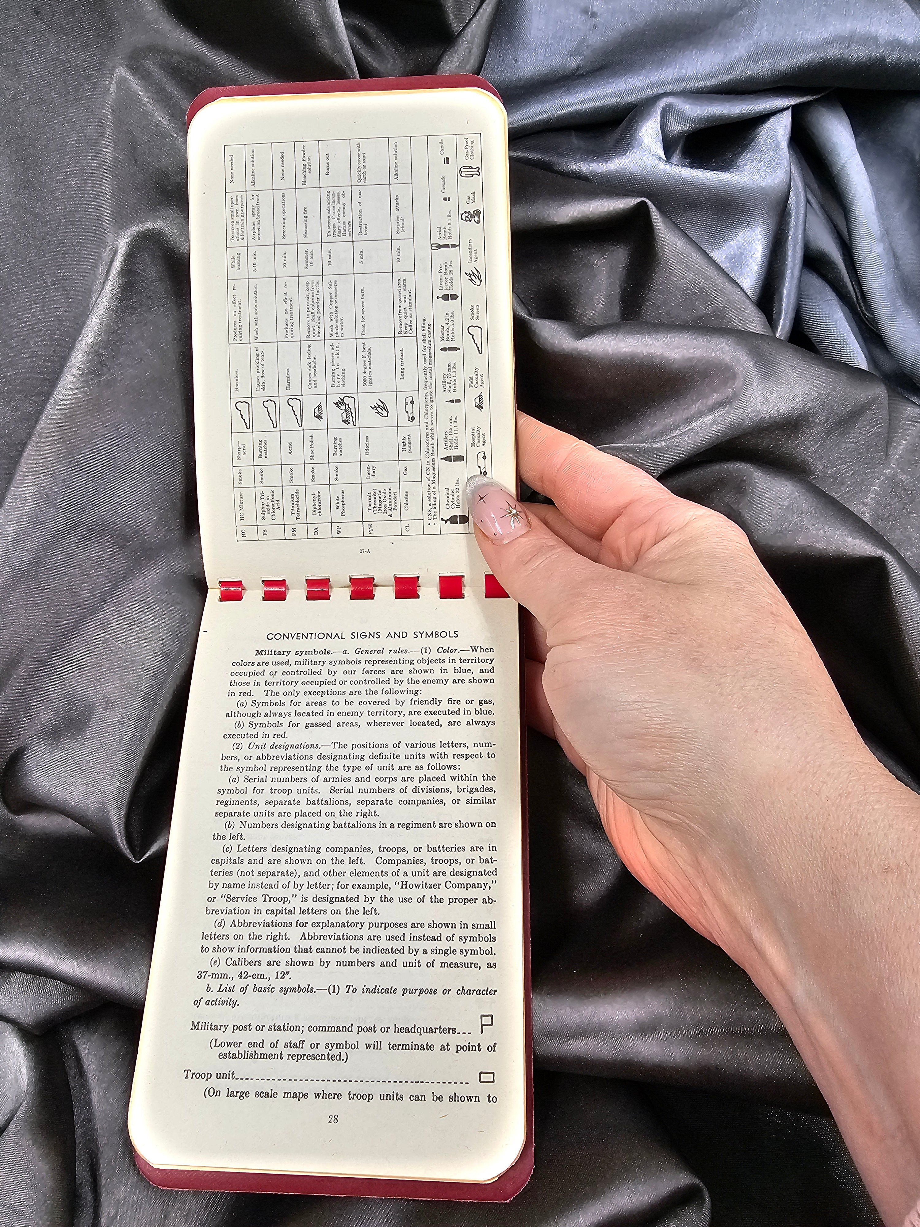 WWII US ARMY OFFICERS NOTEBOOK — image 2