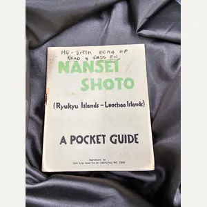 WWII US NANSET SHOTO - A POCKET GUIDE