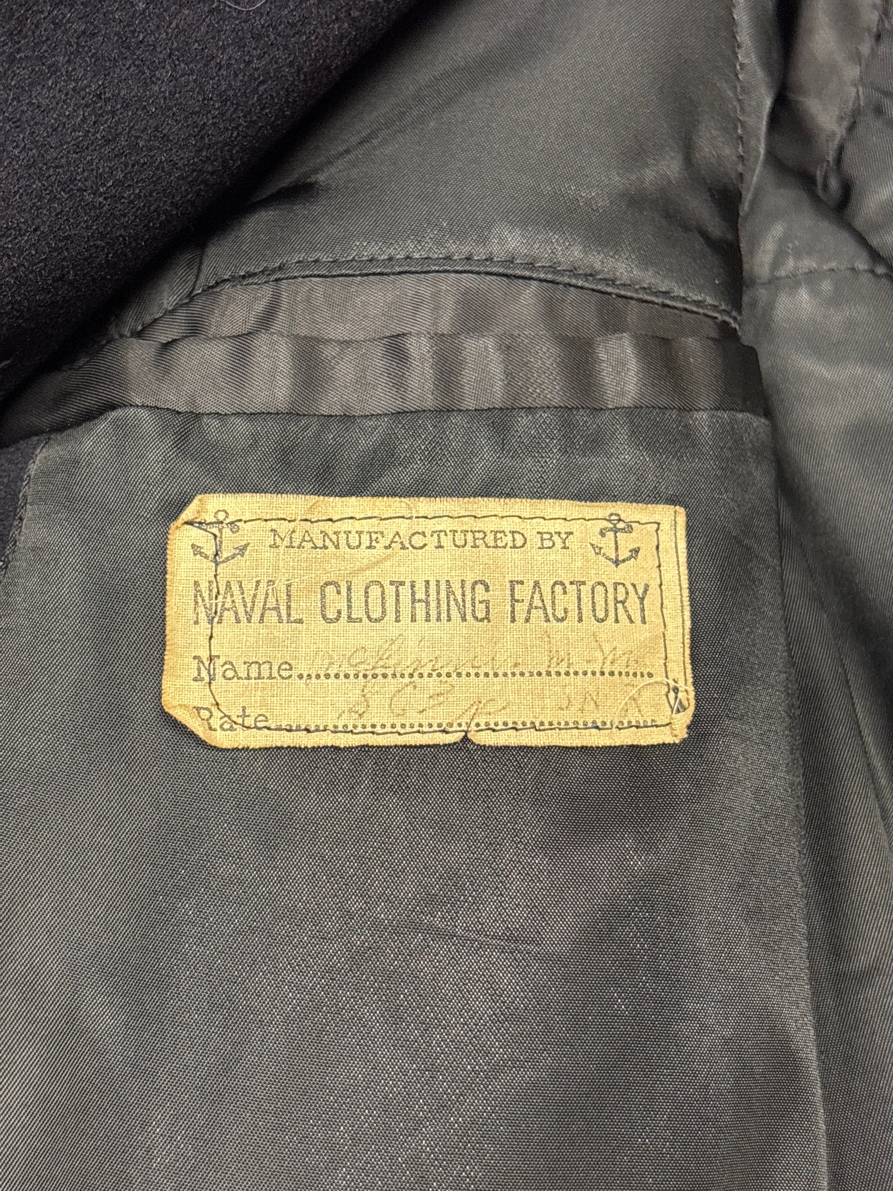 WWII US NAVY PEACOAT — image 4