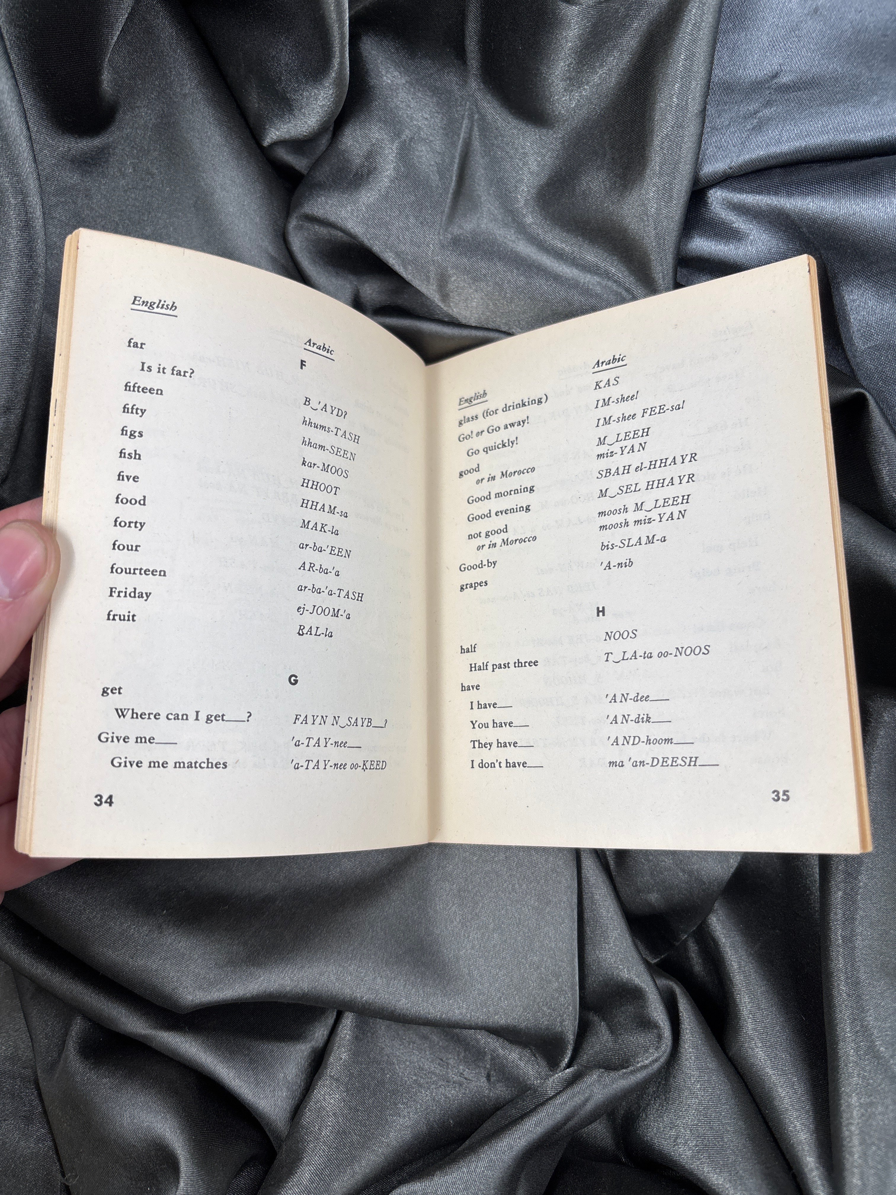 WWII NORTH AFRICAN ARABIC LANGUAGE GUIDE — image 2