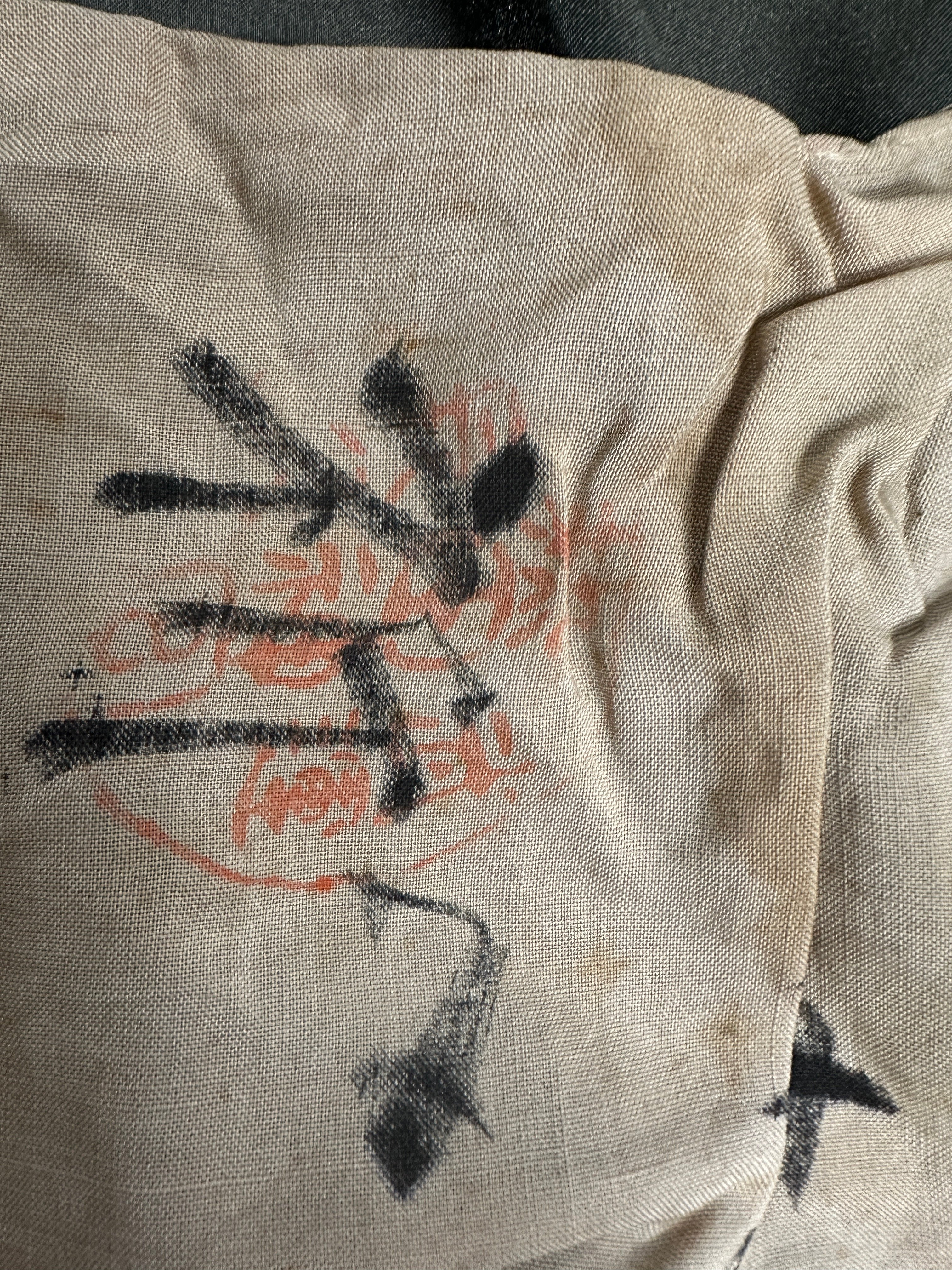 WWII JAPANESE GOOD LUCK FLAG — image 3