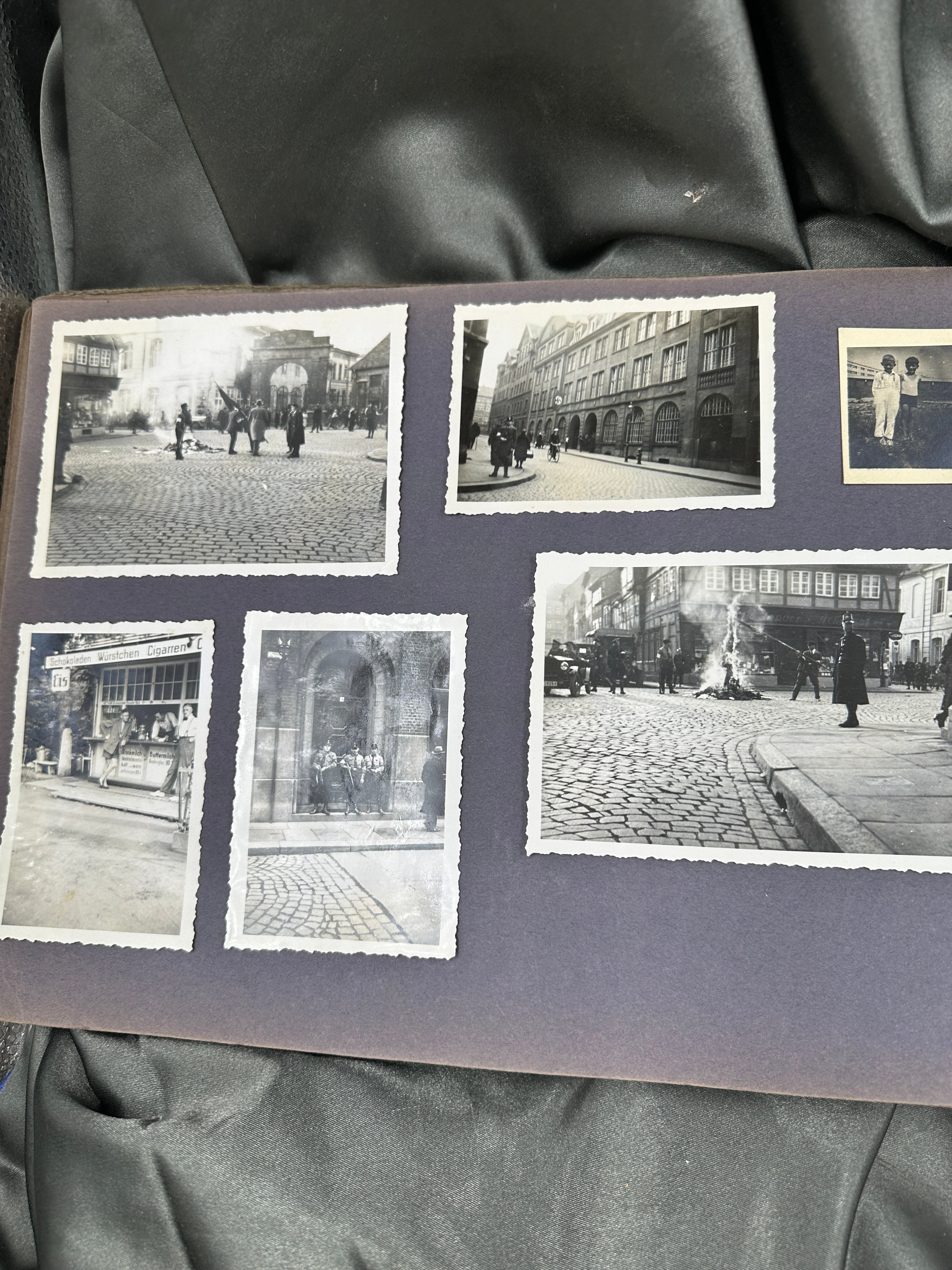 WWII GERMAN SA 'BOOK BURNING' & NURSES PHOTO ALBUM — image 9